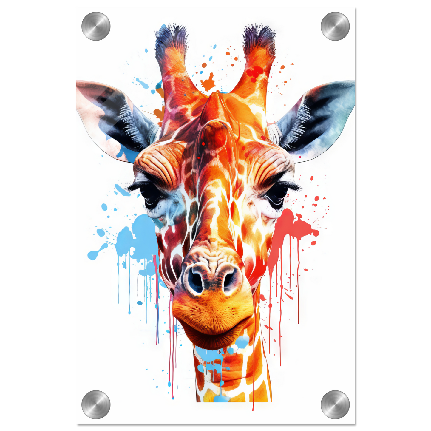 Giraffe Pop-Art (WILD31)