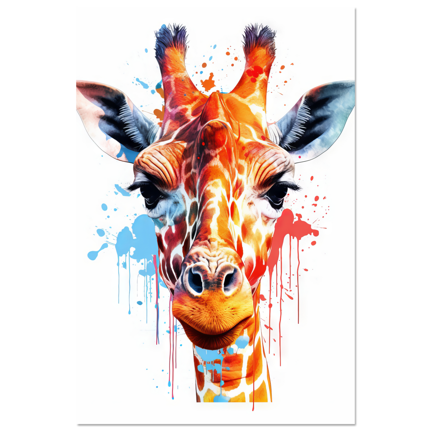 Giraffe Pop-Art (WILD31)