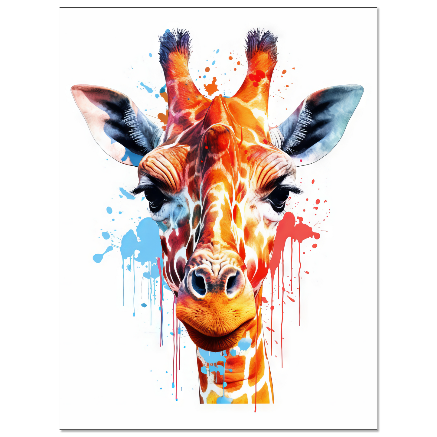 Giraffe Pop-Art (WILD31)