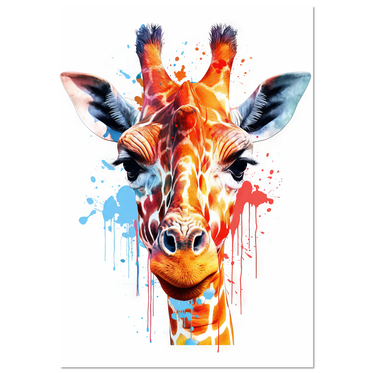 Giraffe Pop-Art (WILD31)