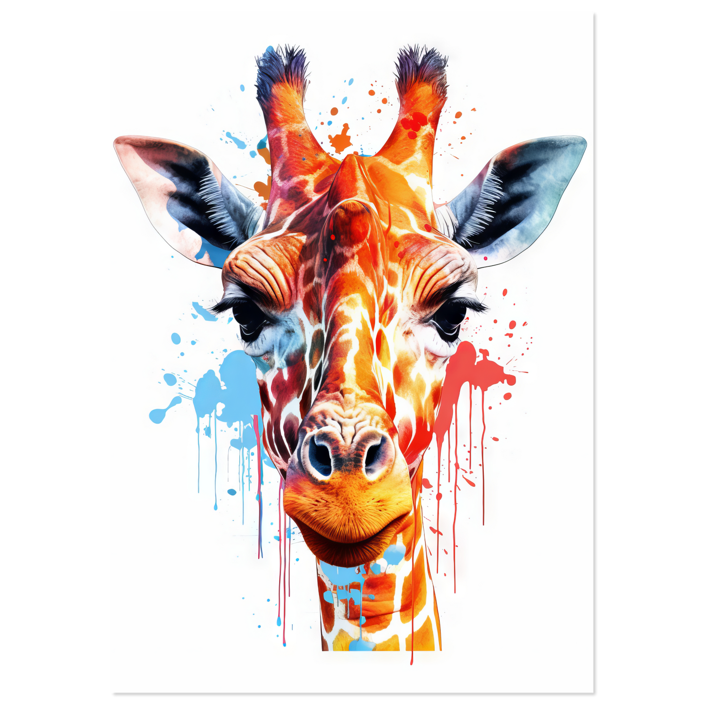 Giraffe Pop-Art (WILD31)