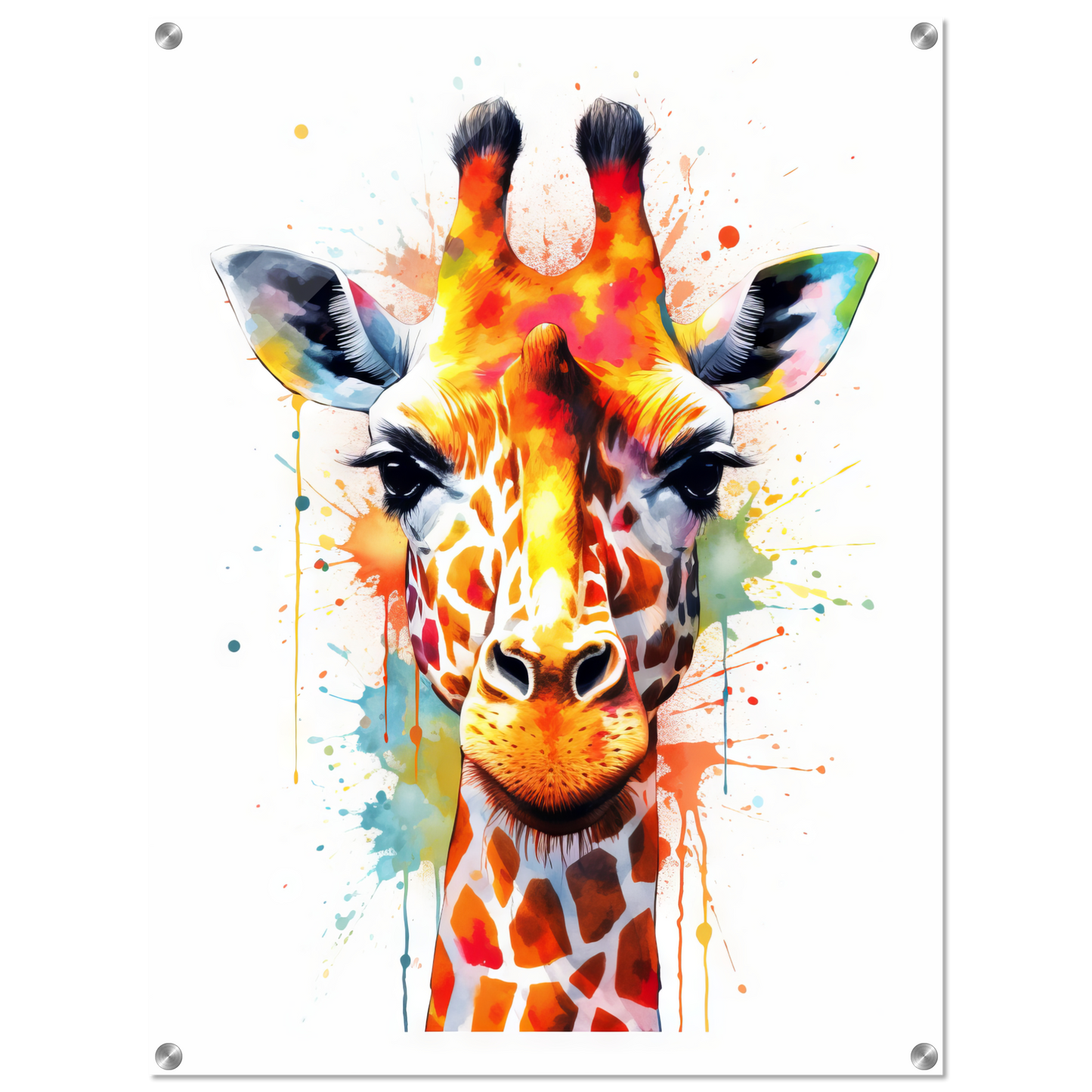 Giraffe Pop-Art (WILD32)