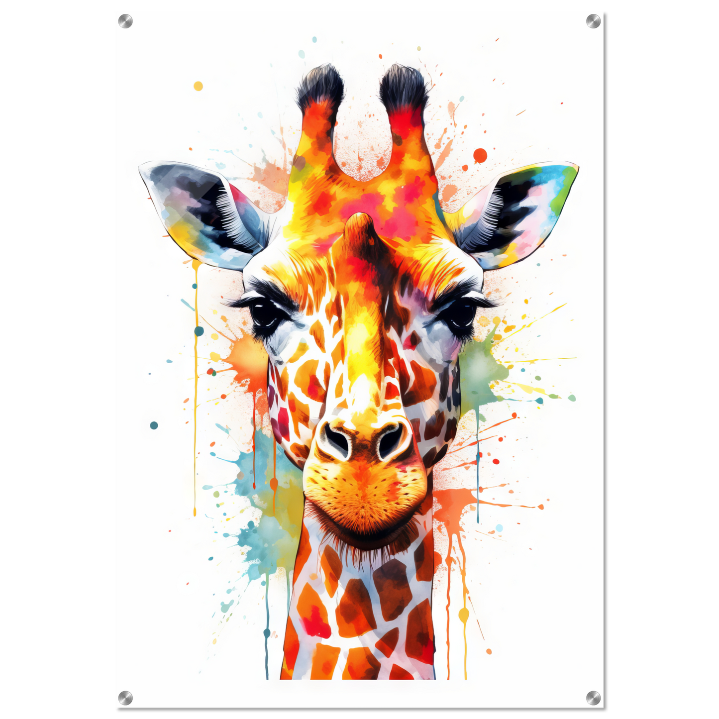Giraffe Pop-Art (WILD32)