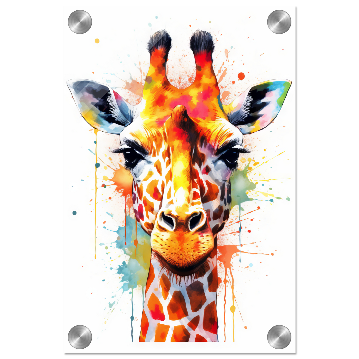 Giraffe Pop-Art (WILD32)