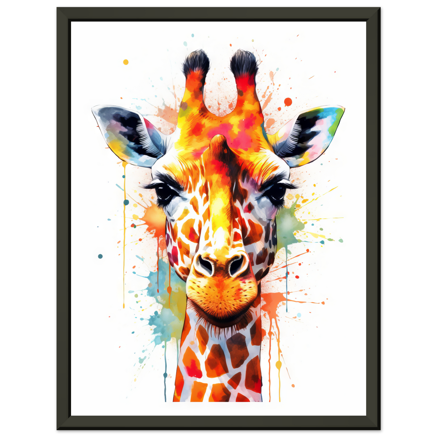 Giraffe Pop-Art (WILD32)
