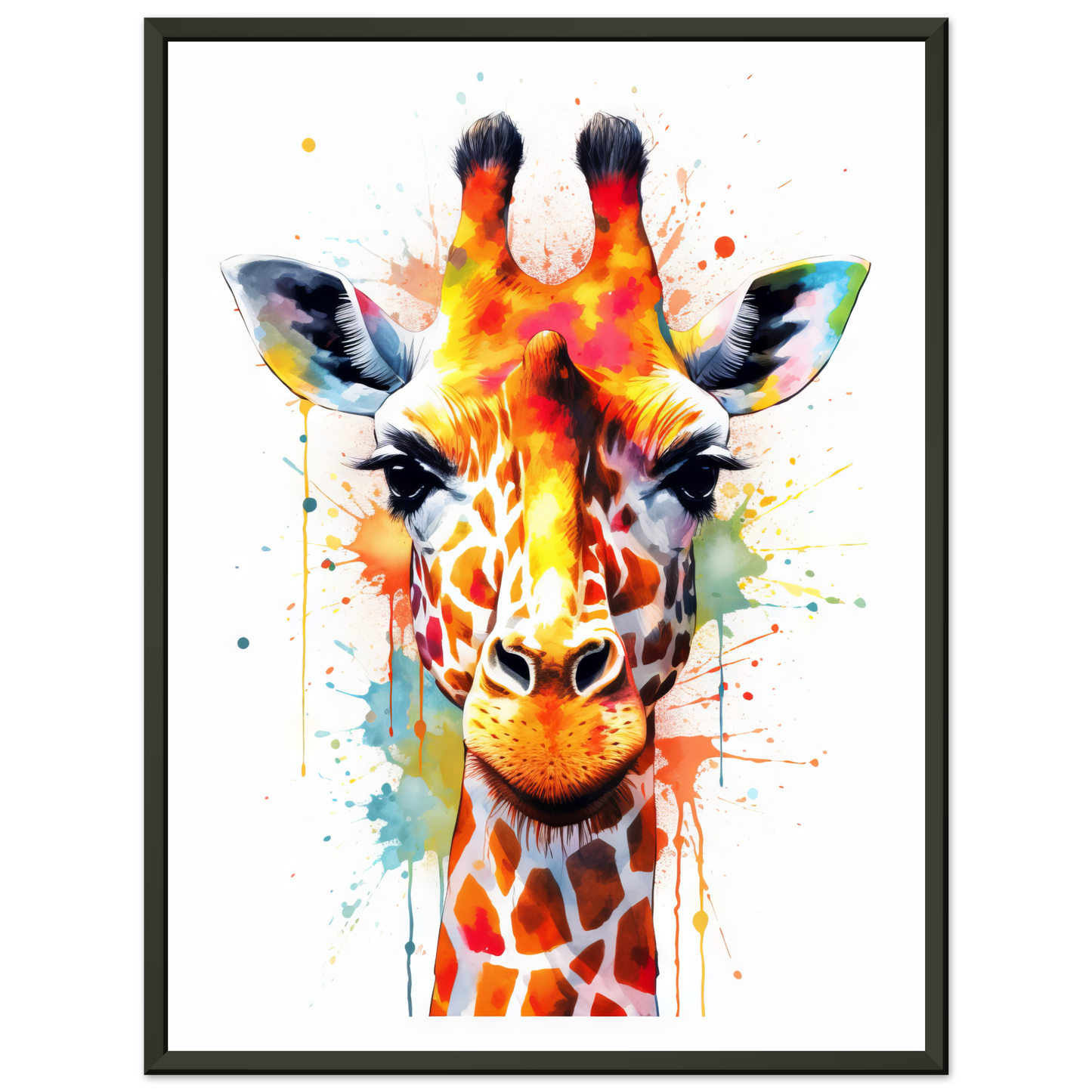 Giraffe Pop-Art (WILD32)