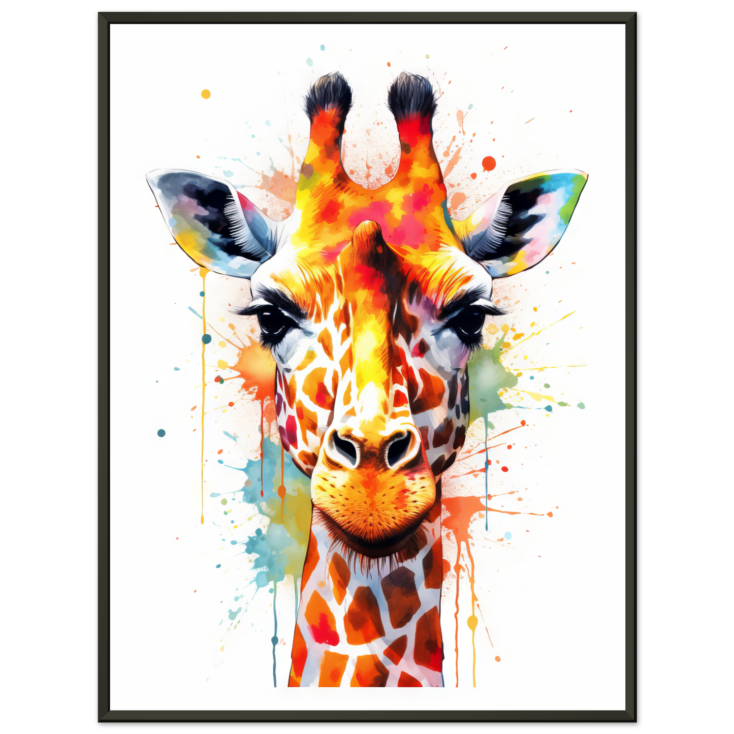 Giraffe Pop-Art (WILD32)