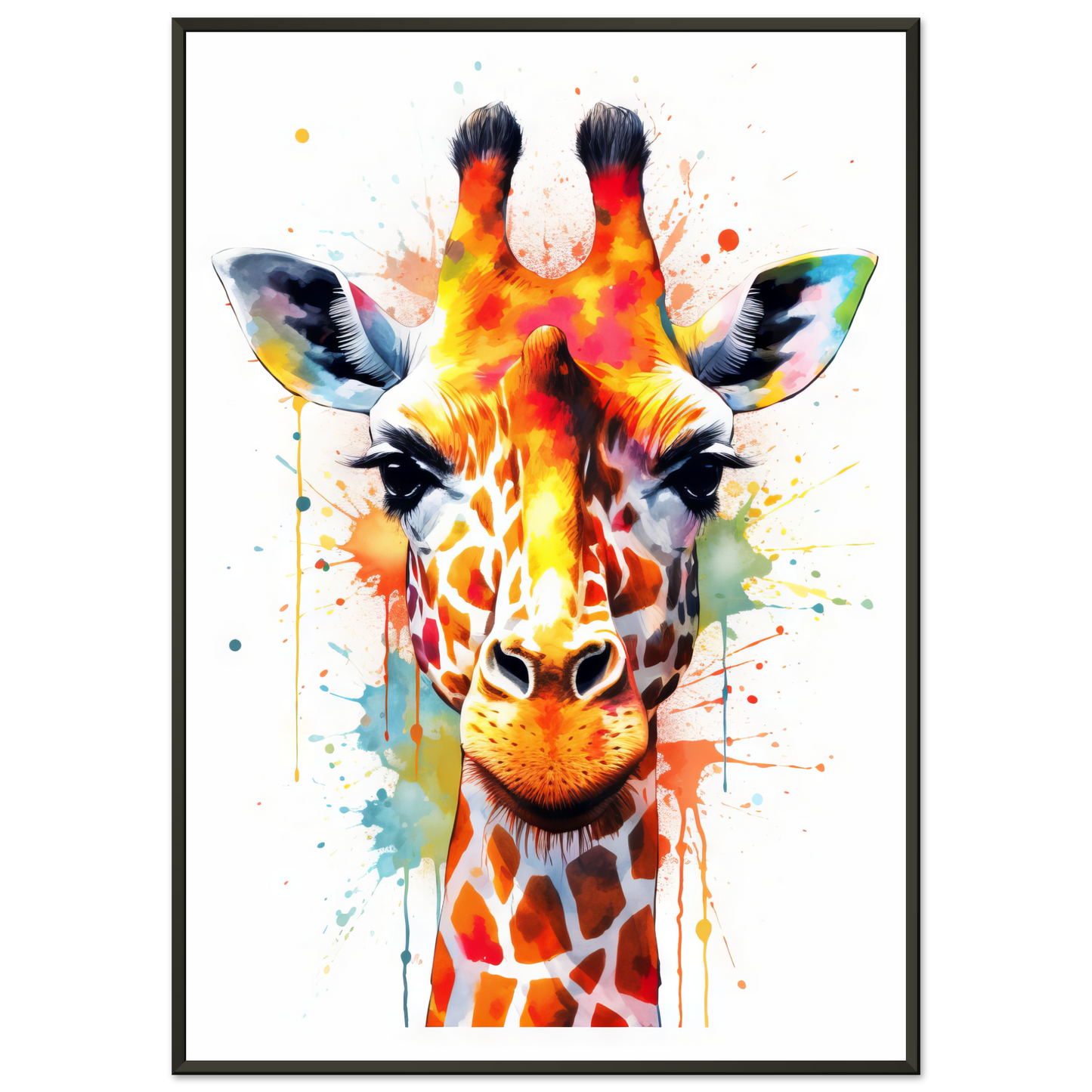 Giraffe Pop-Art (WILD32)