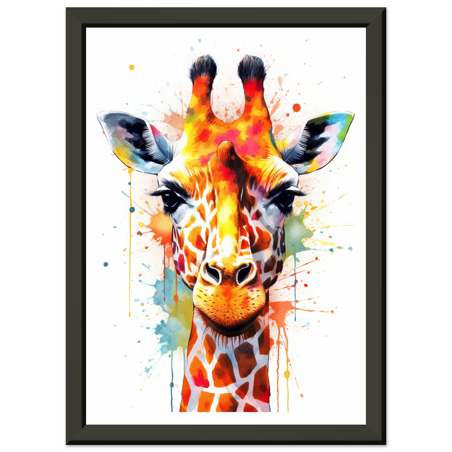 Giraffe Pop-Art (WILD32)