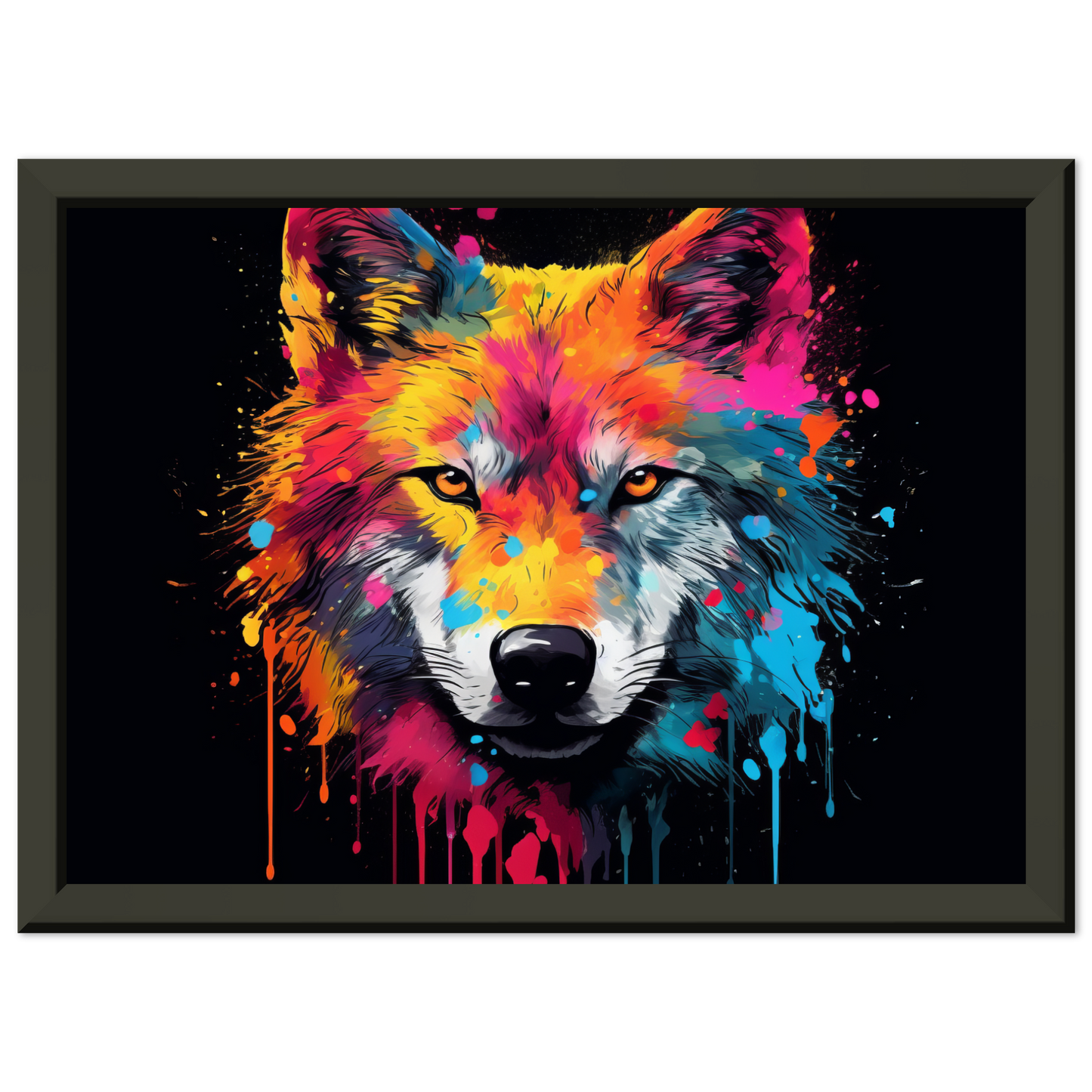 Wolf Wölfe Pop-Art (WILD33)