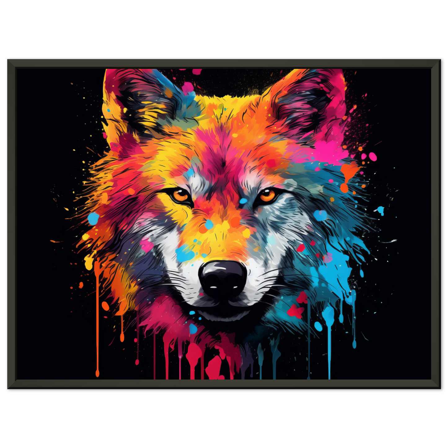 Wolf Wölfe Pop-Art (WILD33)