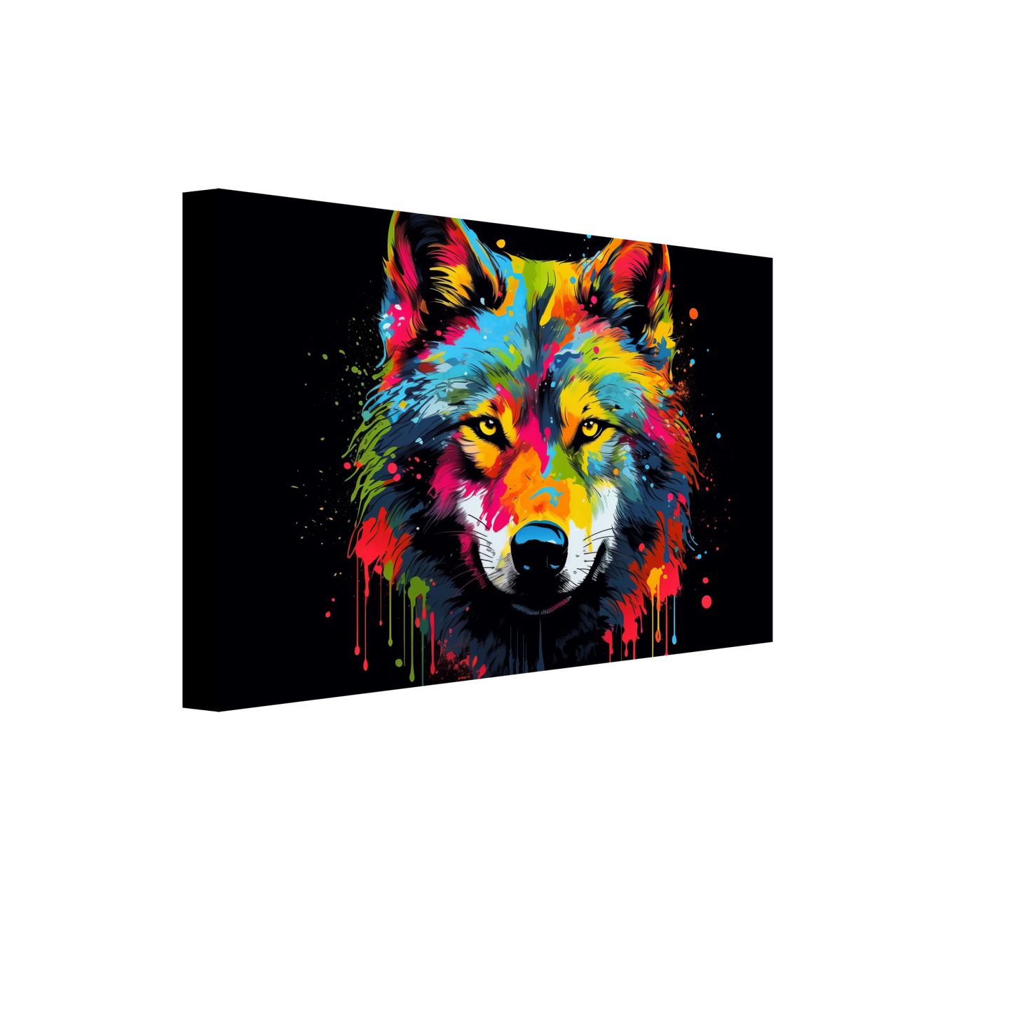 Wolf Wölfe Pop-Art (WILD34)