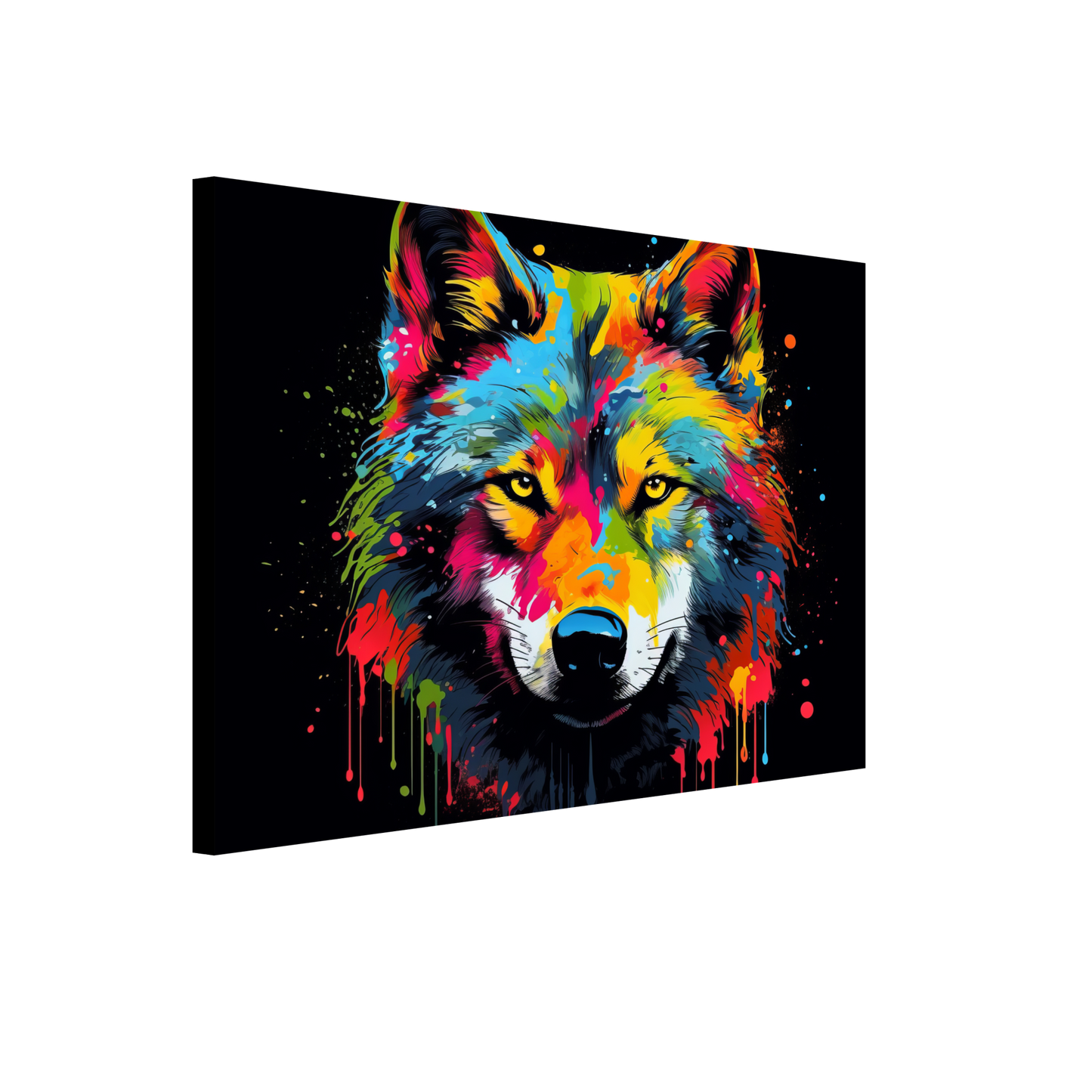 Wolf Wölfe Pop-Art (WILD34)