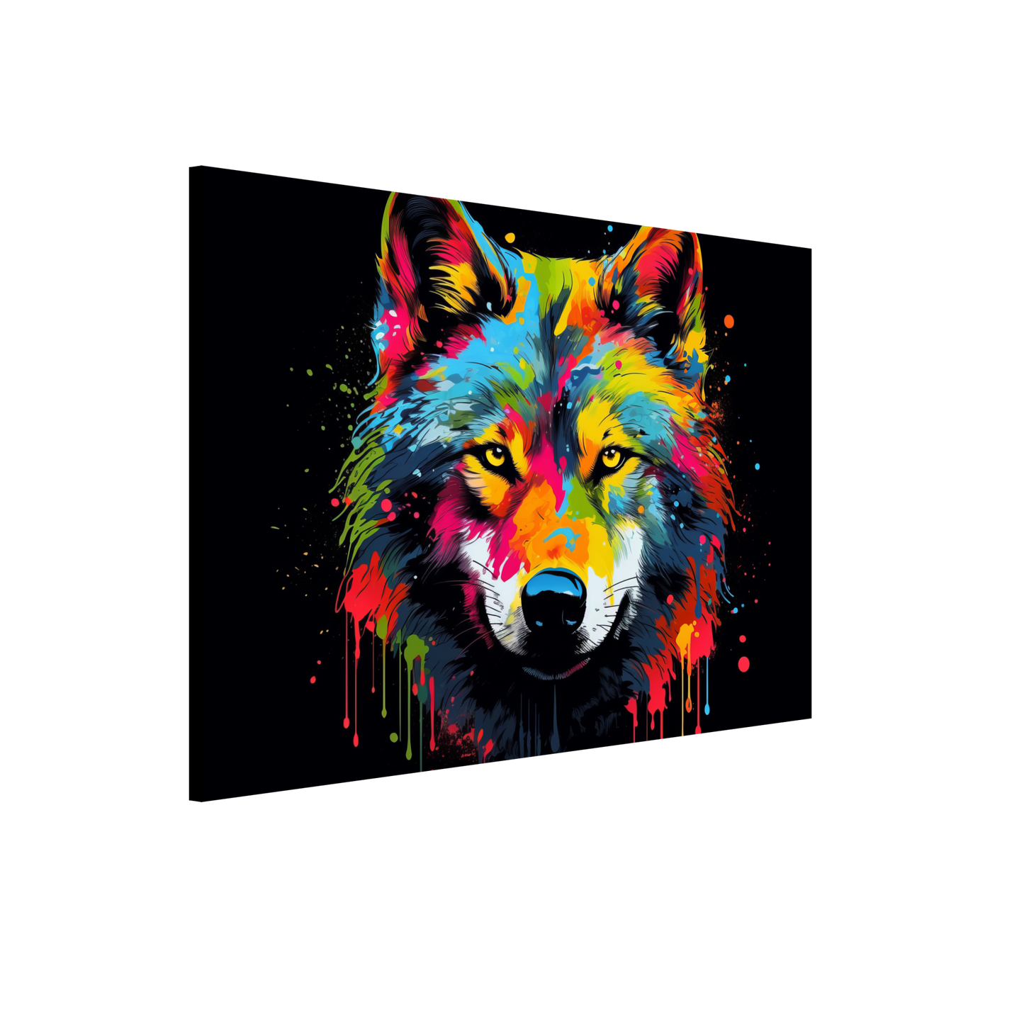 Wolf Wölfe Pop-Art (WILD34)