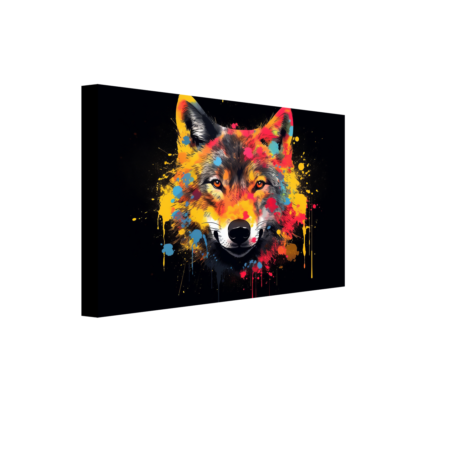 Wolf Wölfe Pop-Art (WILD35)