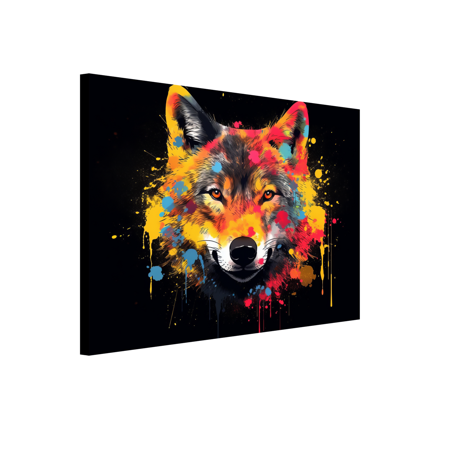 Wolf Wölfe Pop-Art (WILD35)