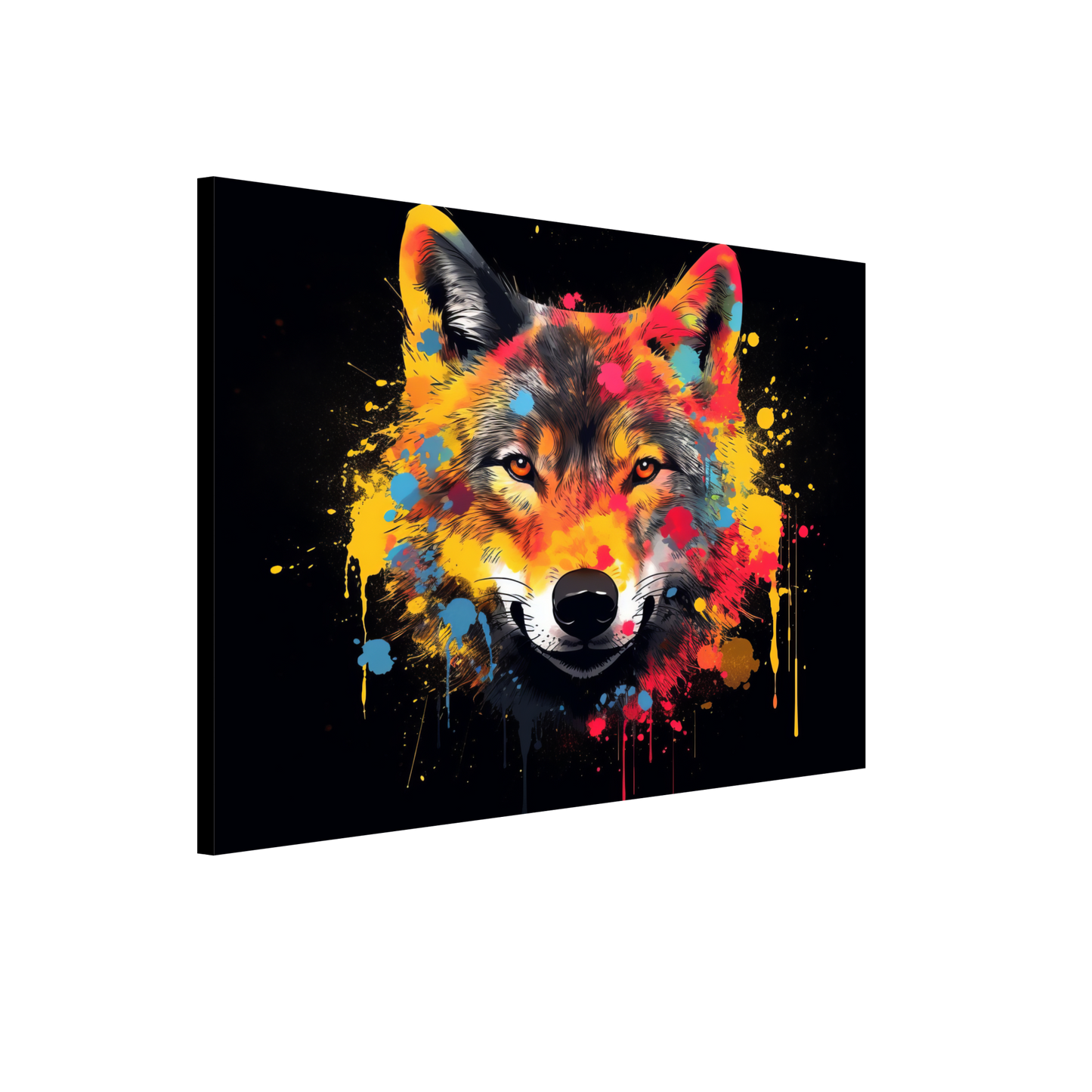 Wolf Wölfe Pop-Art (WILD35)