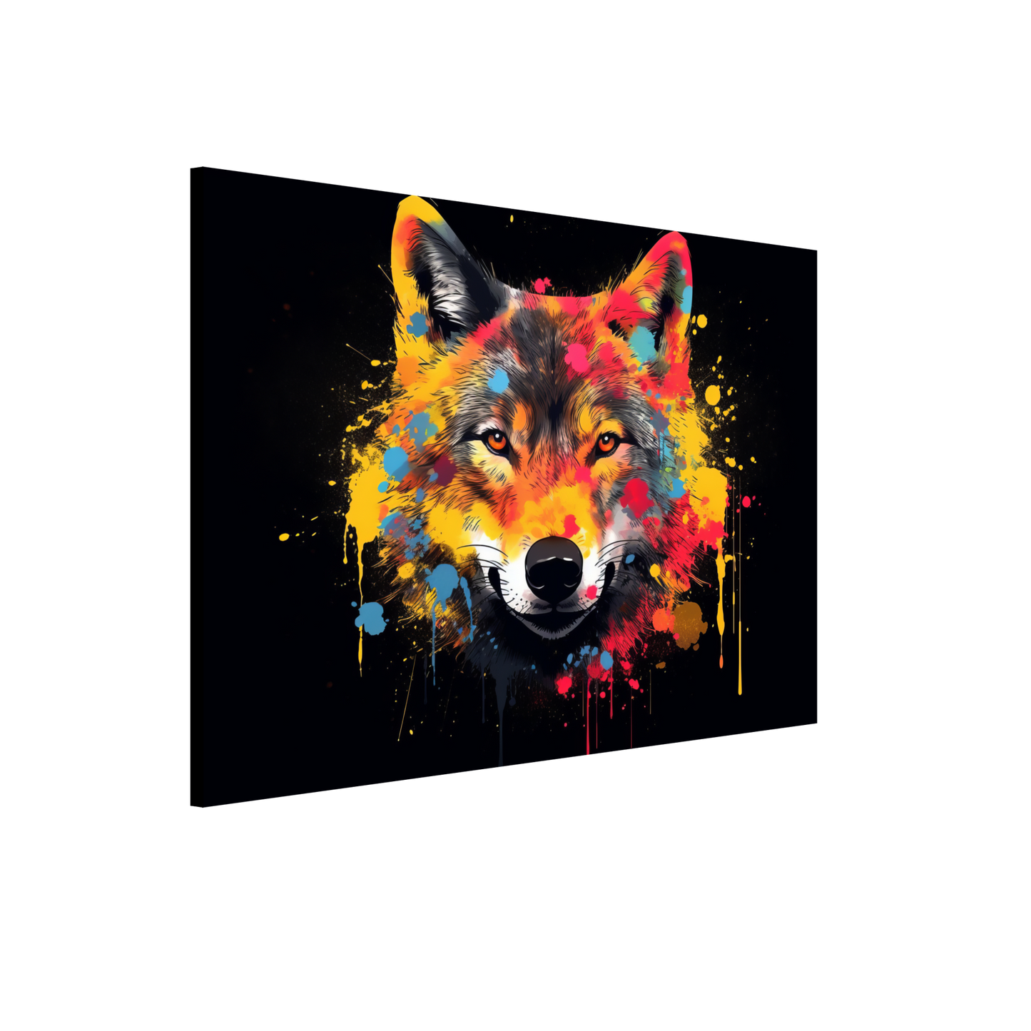 Wolf Wölfe Pop-Art (WILD35)