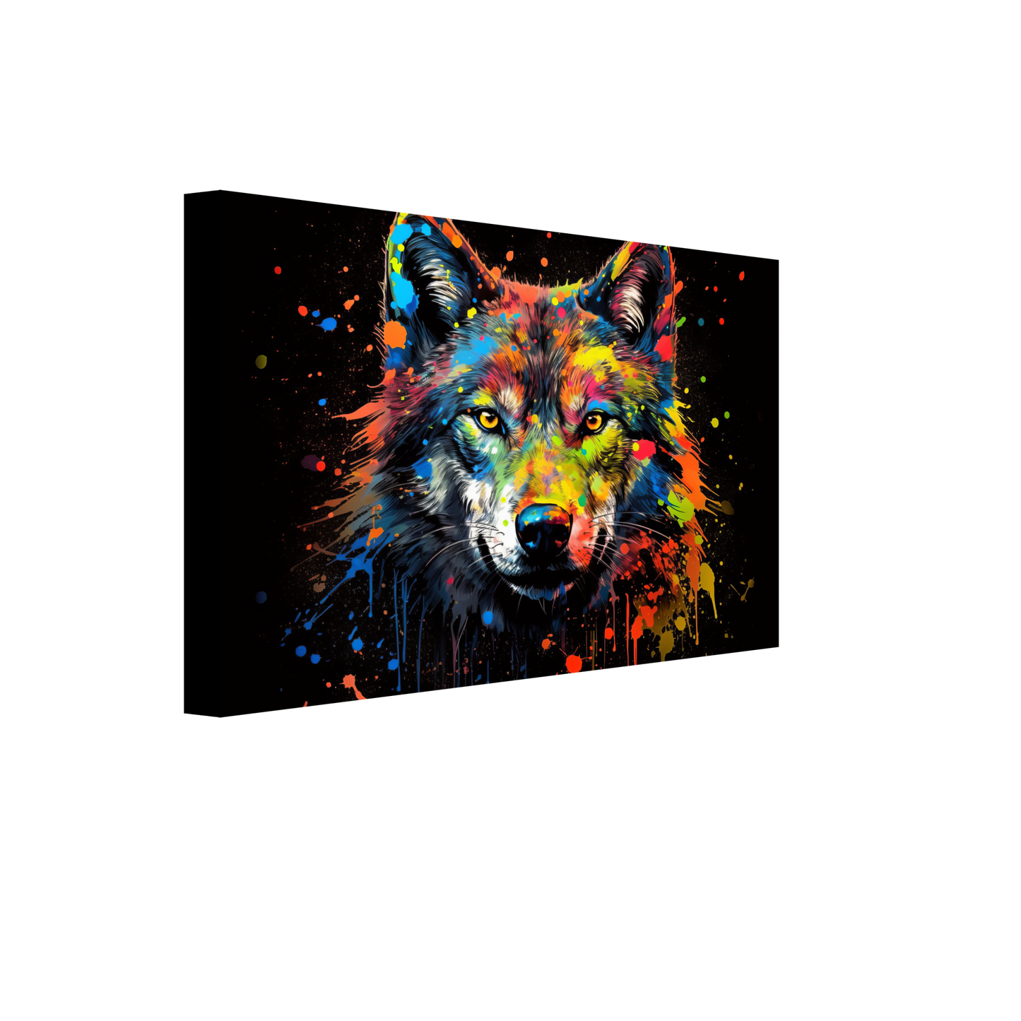 Wolf Wölfe Pop-Art (WILD36)