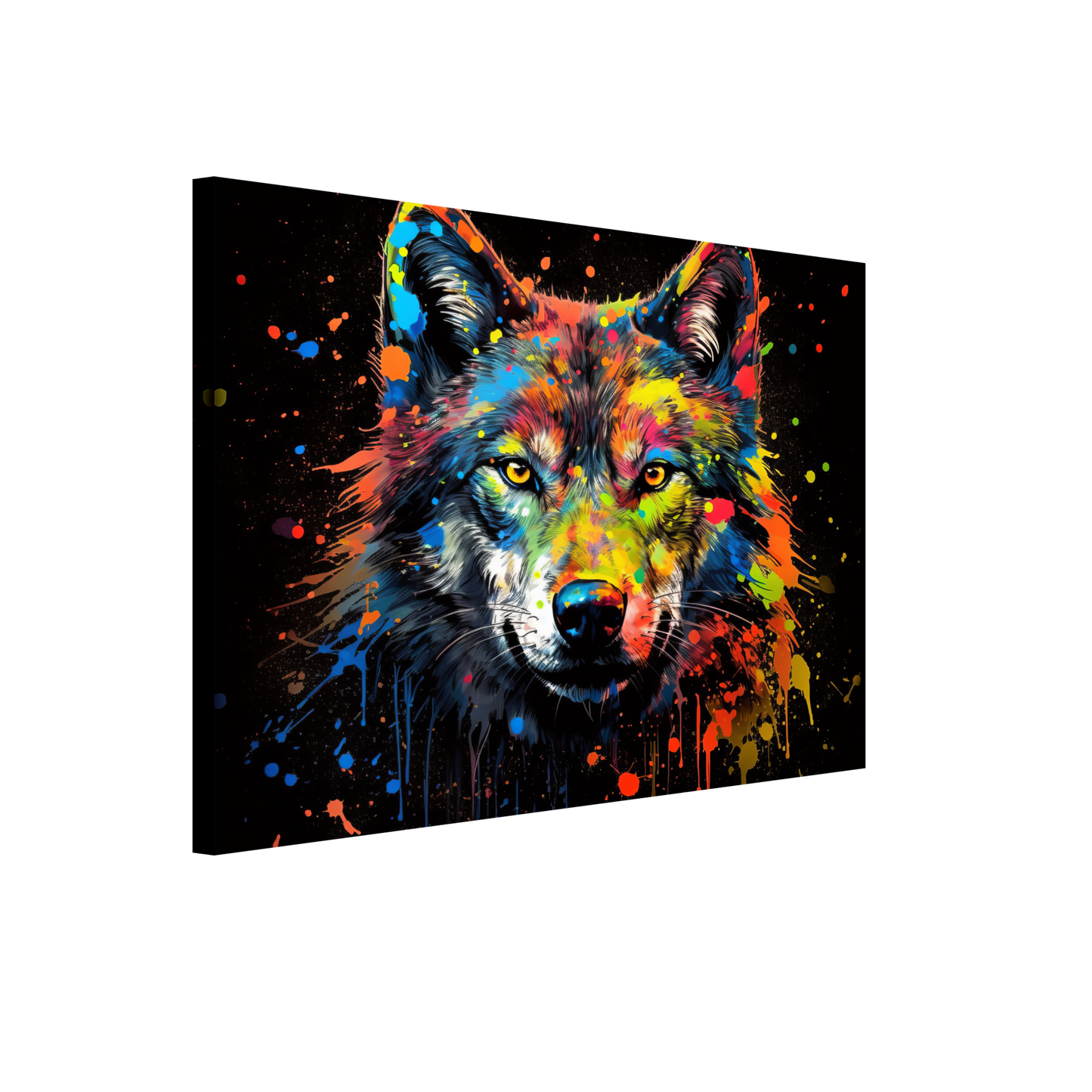 Wolf Wölfe Pop-Art (WILD36)