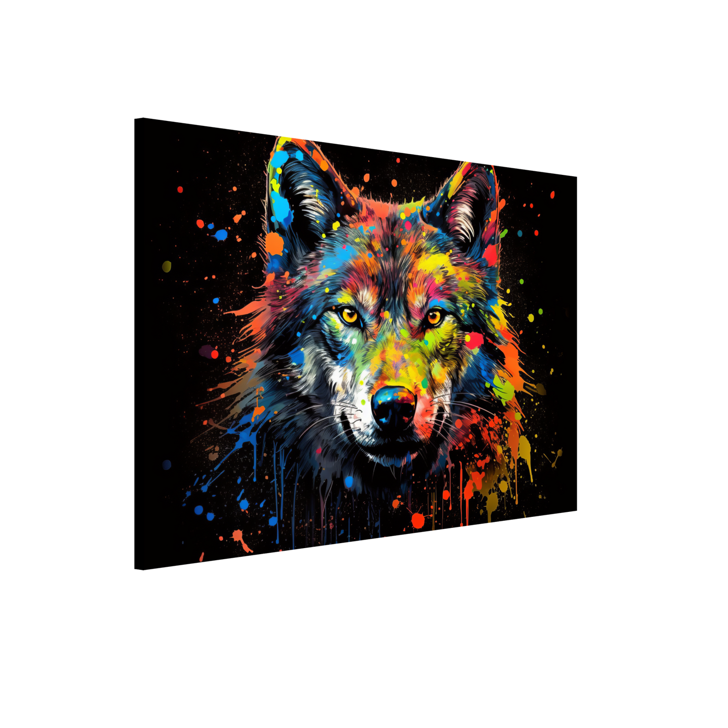 Wolf Wölfe Pop-Art (WILD36)