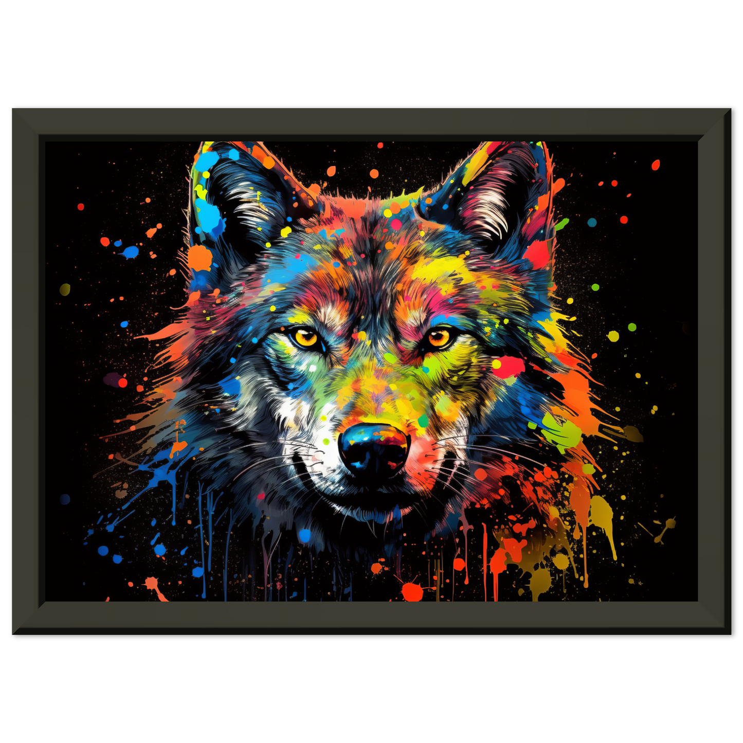 Wolf Wölfe Pop-Art (WILD36)