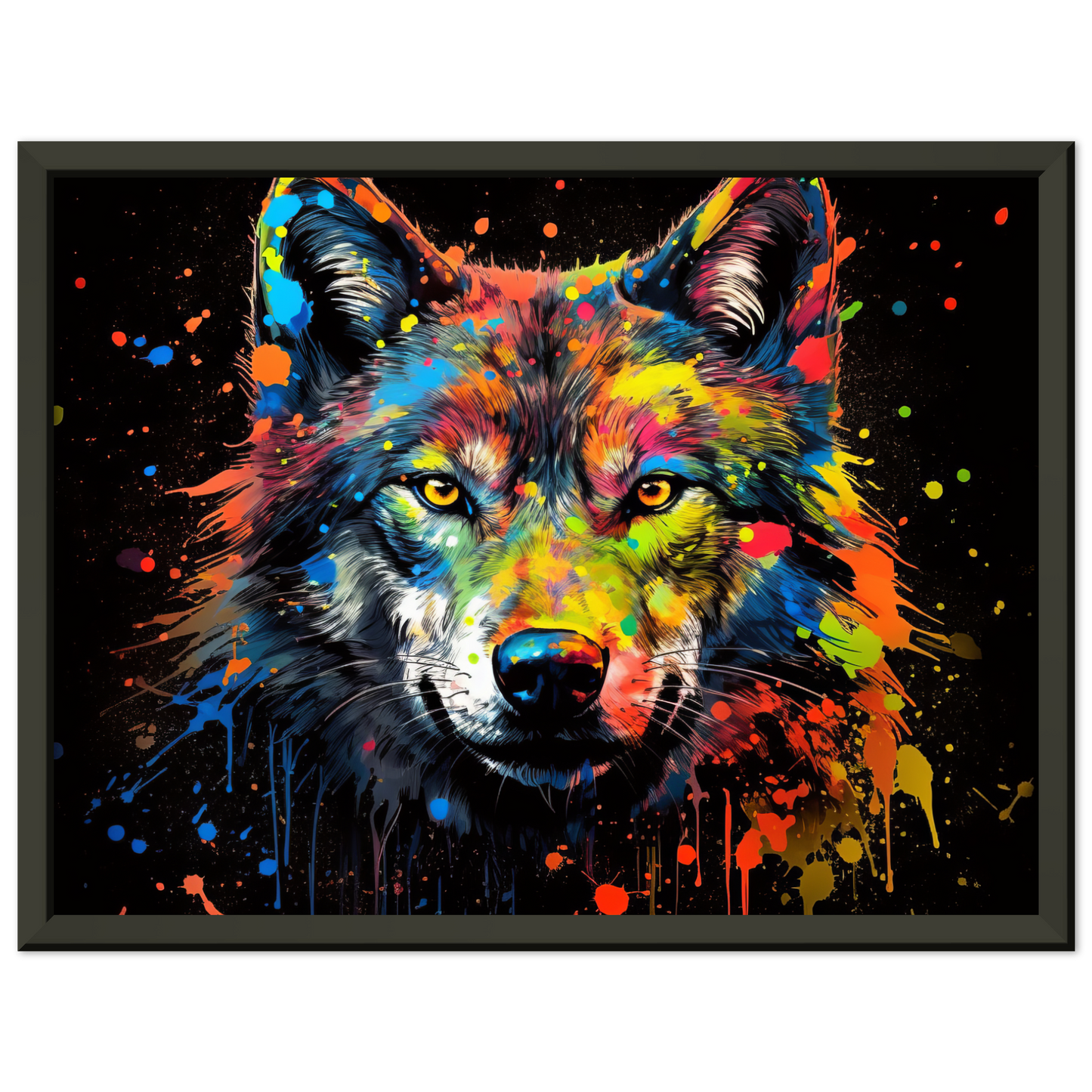 Wolf Wölfe Pop-Art (WILD36)
