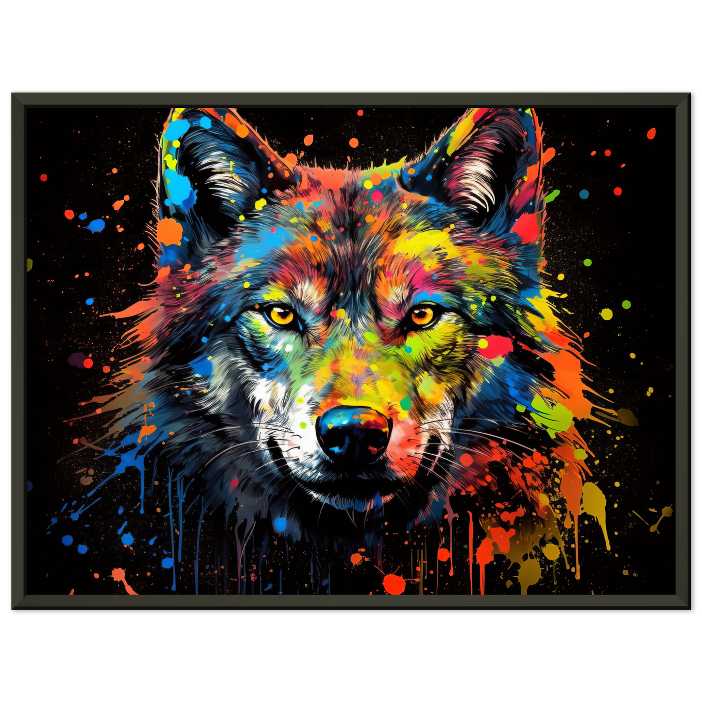 Wolf Wölfe Pop-Art (WILD36)
