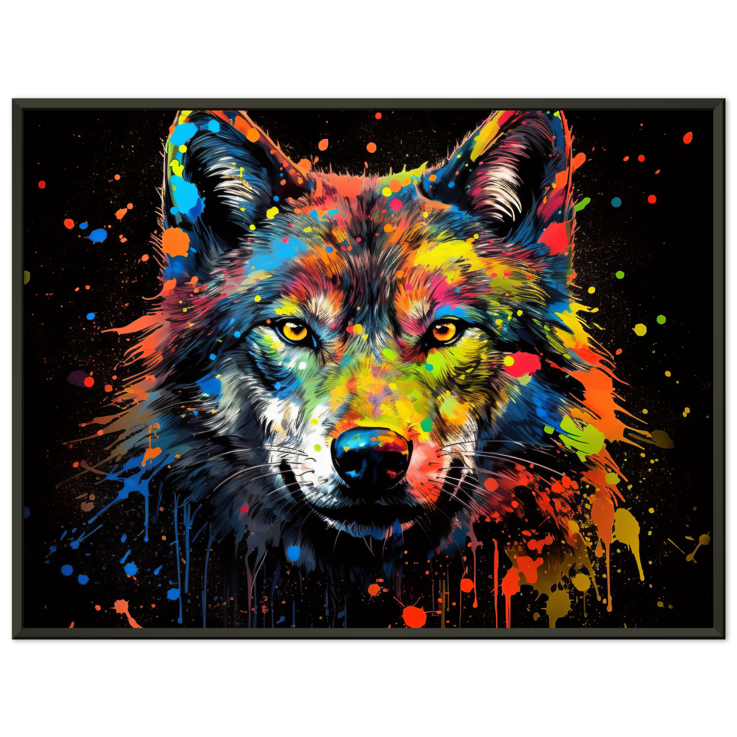 Wolf Wölfe Pop-Art (WILD36)