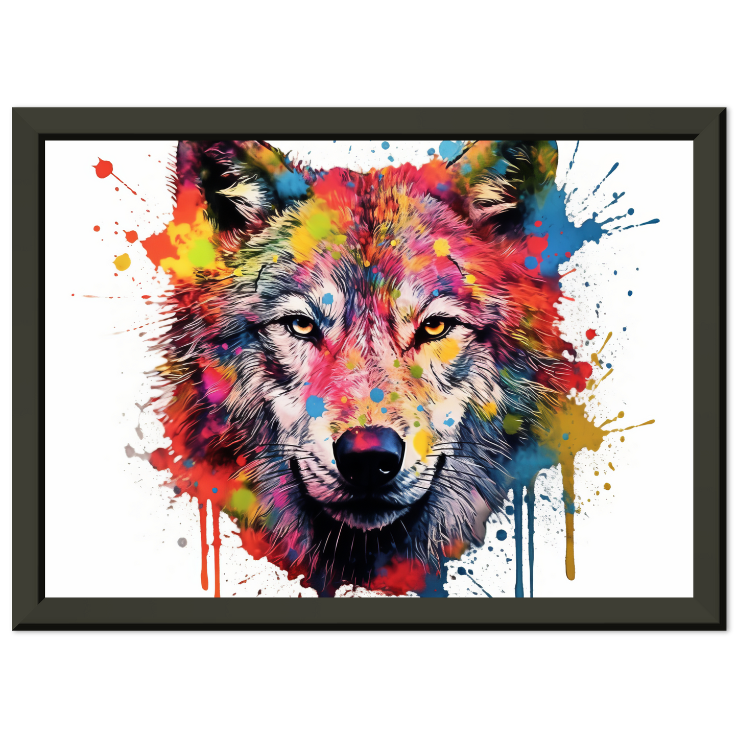 Wolf Wölfe Pop-Art (WILD38)