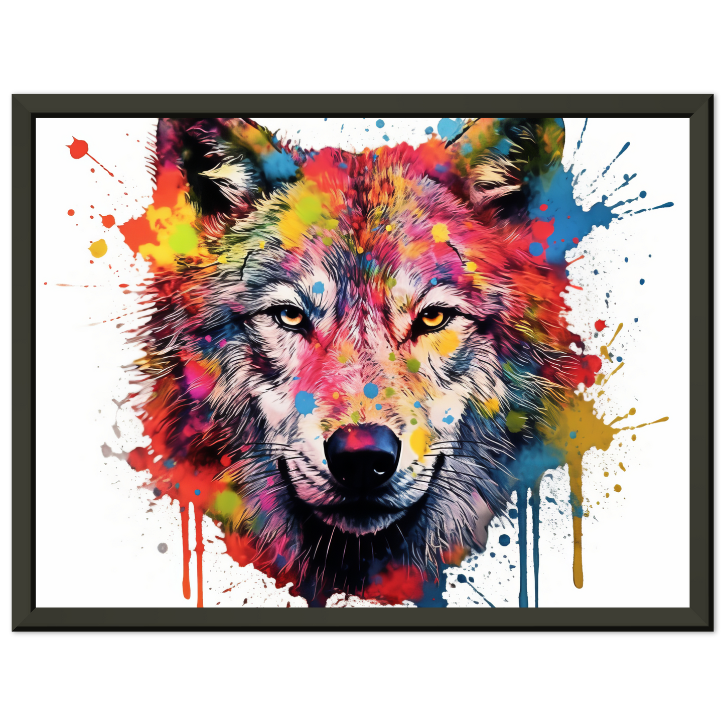 Wolf Wölfe Pop-Art (WILD38)