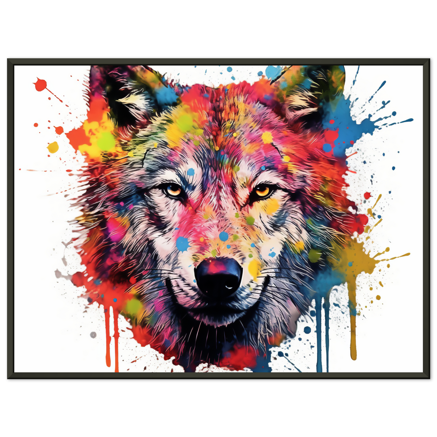Wolf Wölfe Pop-Art (WILD38)