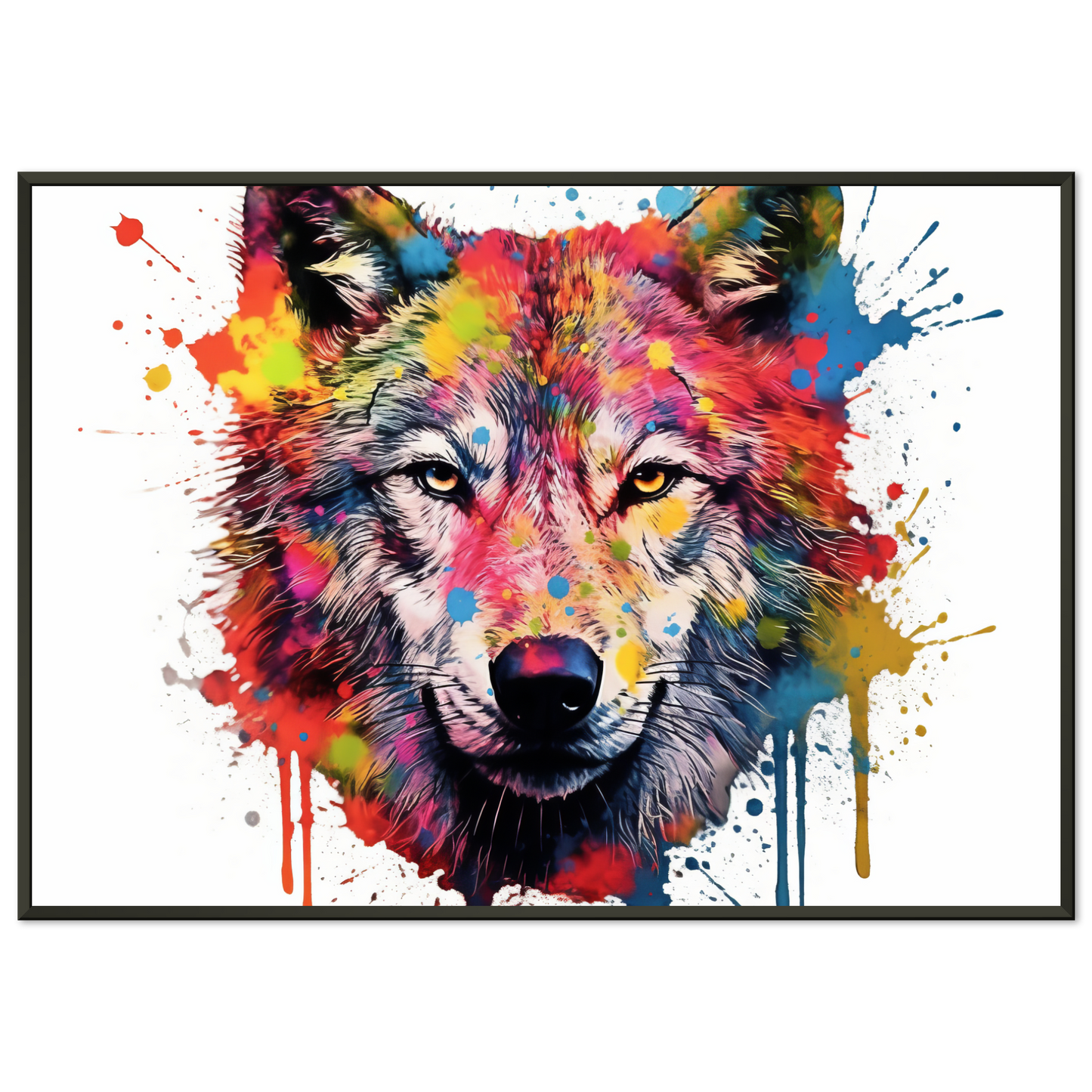 Wolf Wölfe Pop-Art (WILD38)