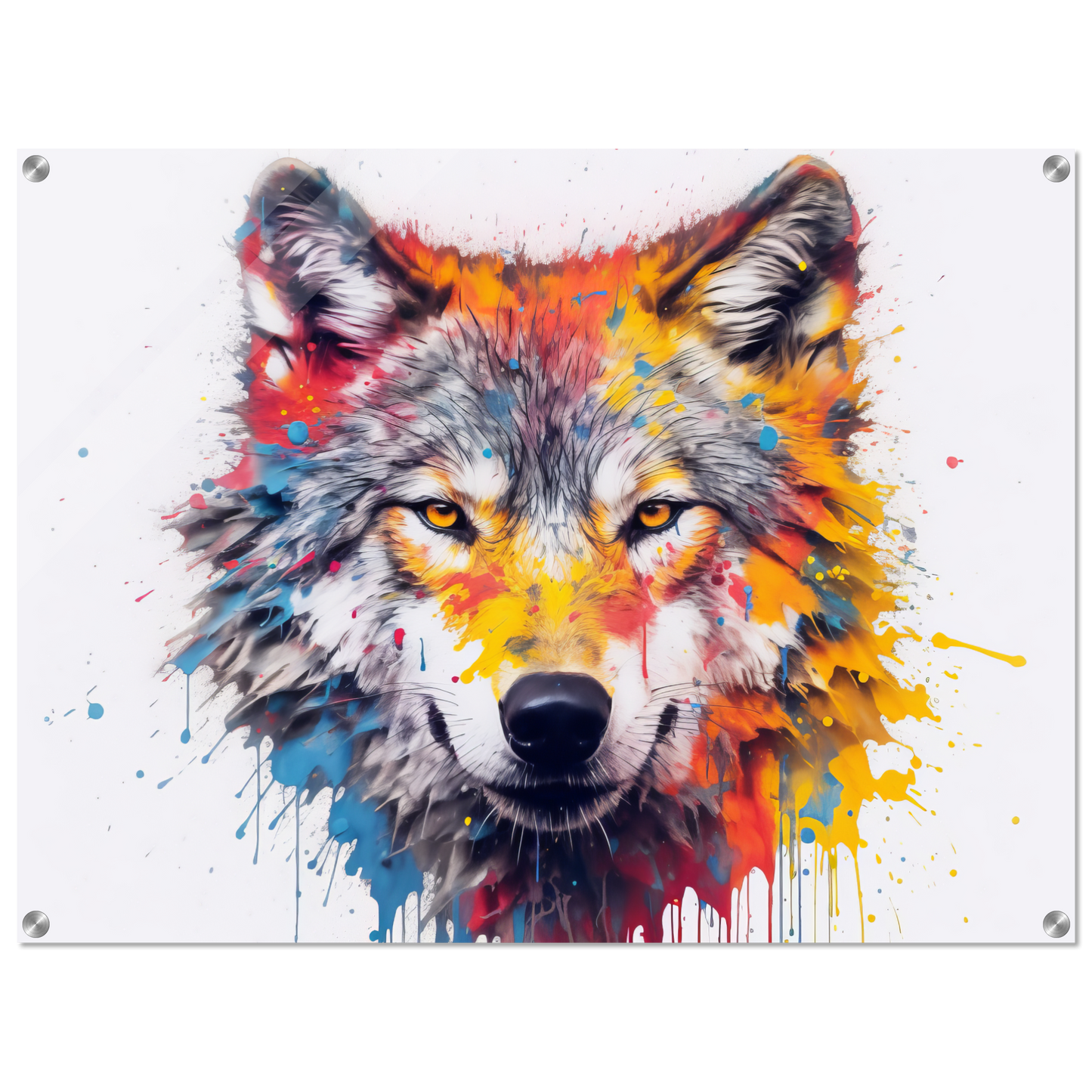 Wolf Wölfe Pop-Art (WILD39)
