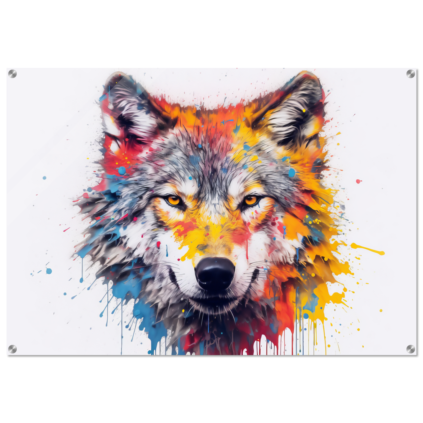 Wolf Wölfe Pop-Art (WILD39)