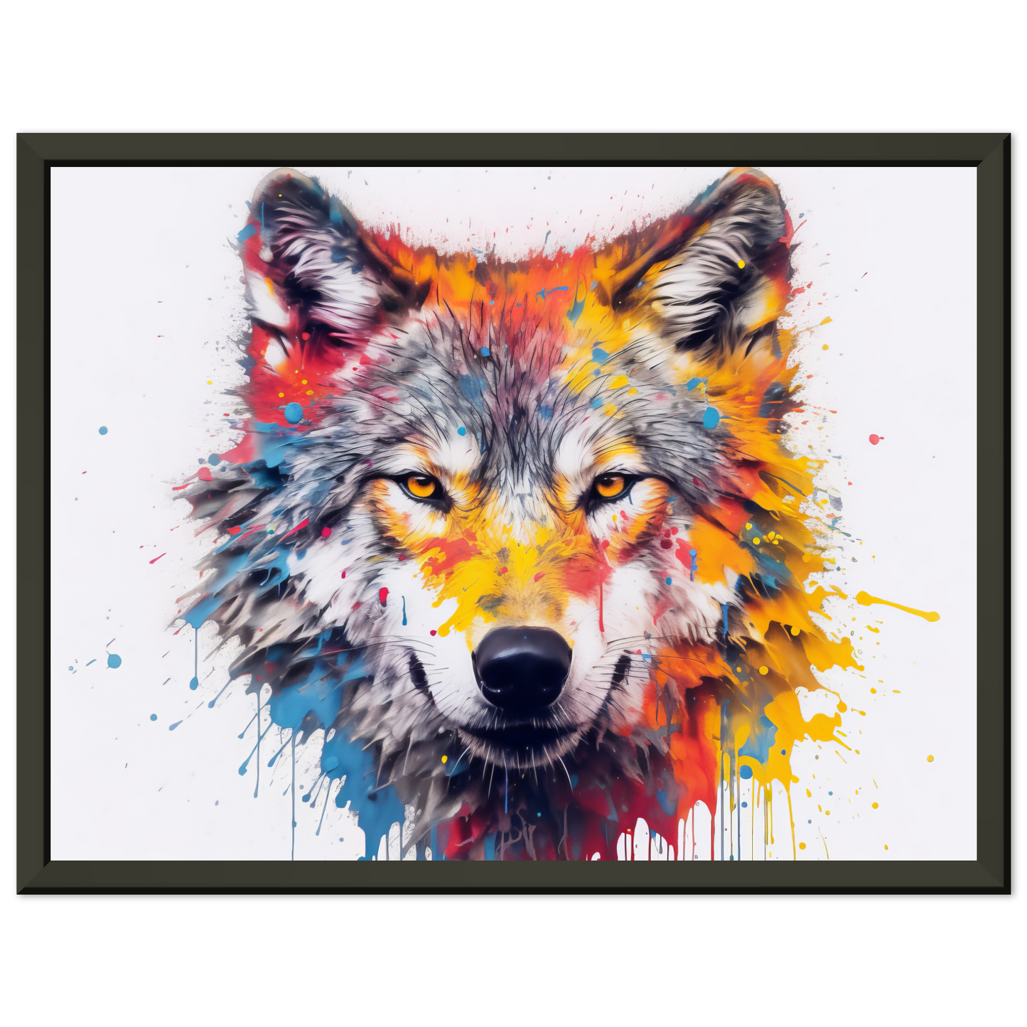 Wolf Wölfe Pop-Art (WILD39)