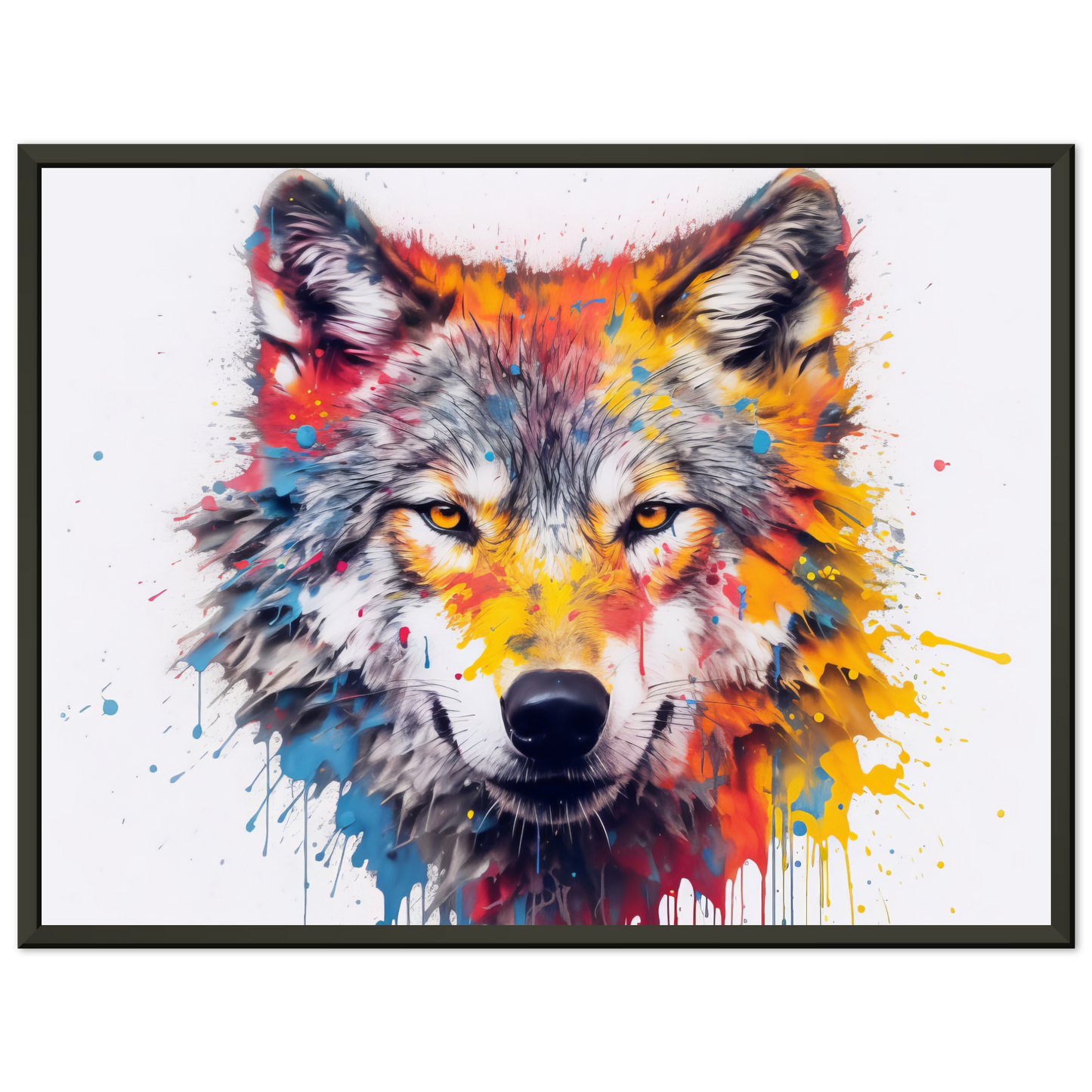 Wolf Wölfe Pop-Art (WILD39)