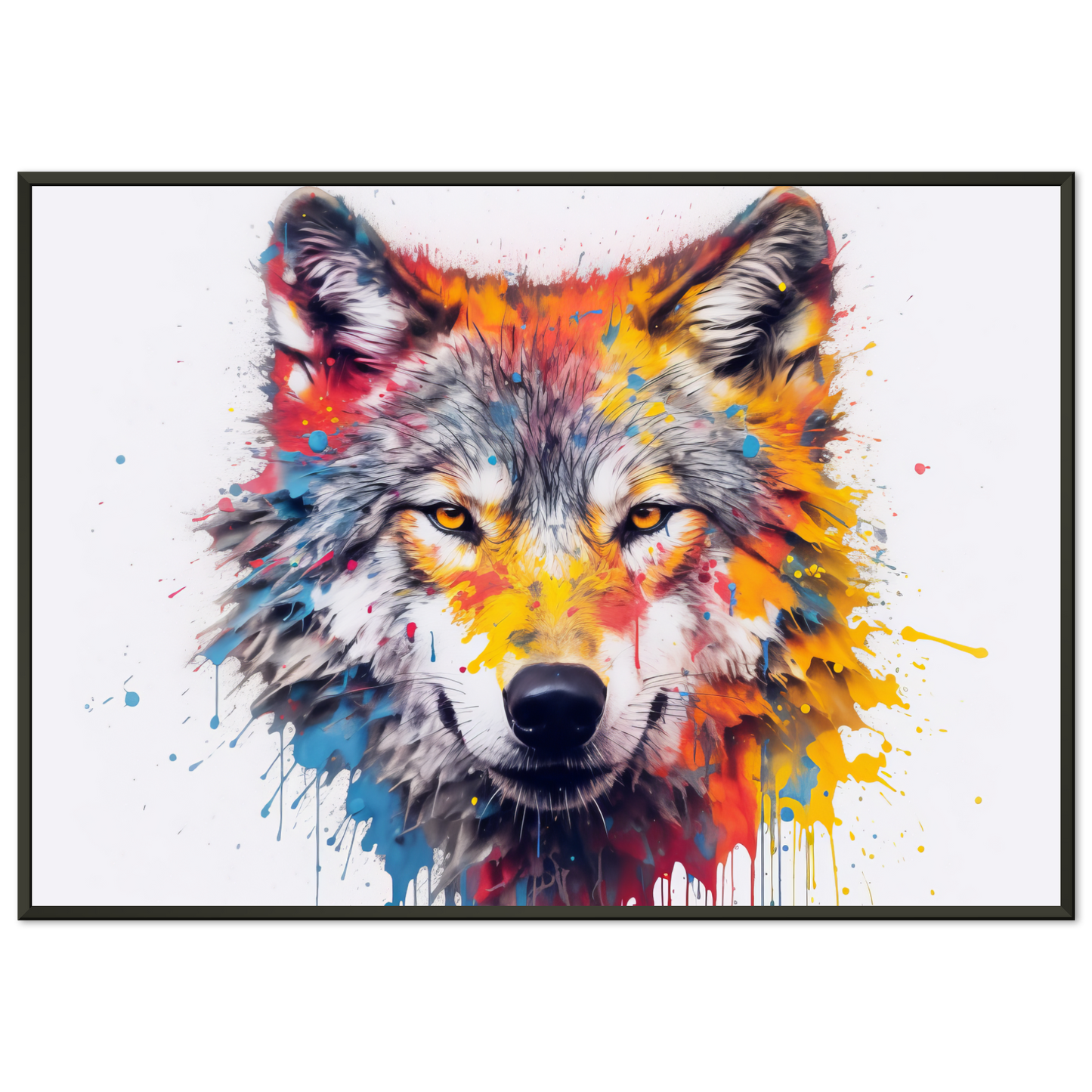 Wolf Wölfe Pop-Art (WILD39)