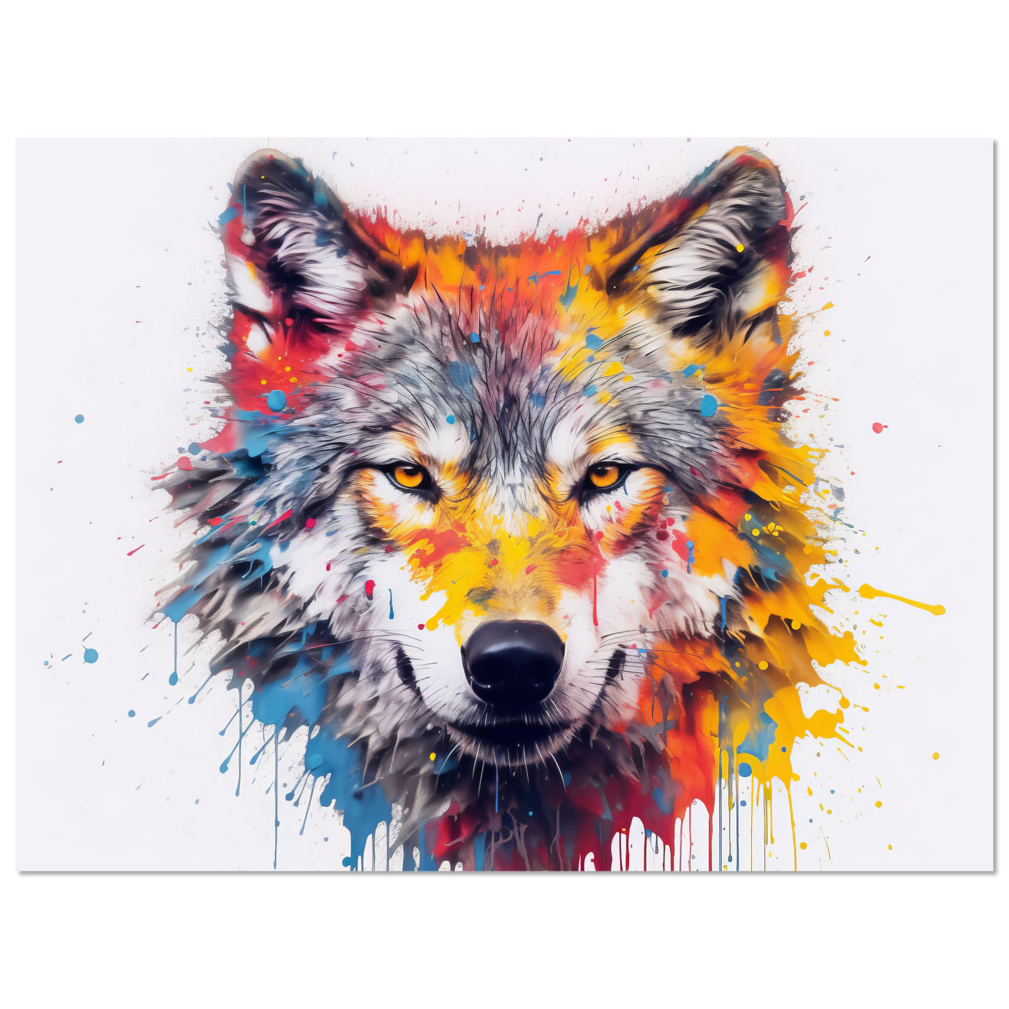 Wolf Wölfe Pop-Art (WILD39)