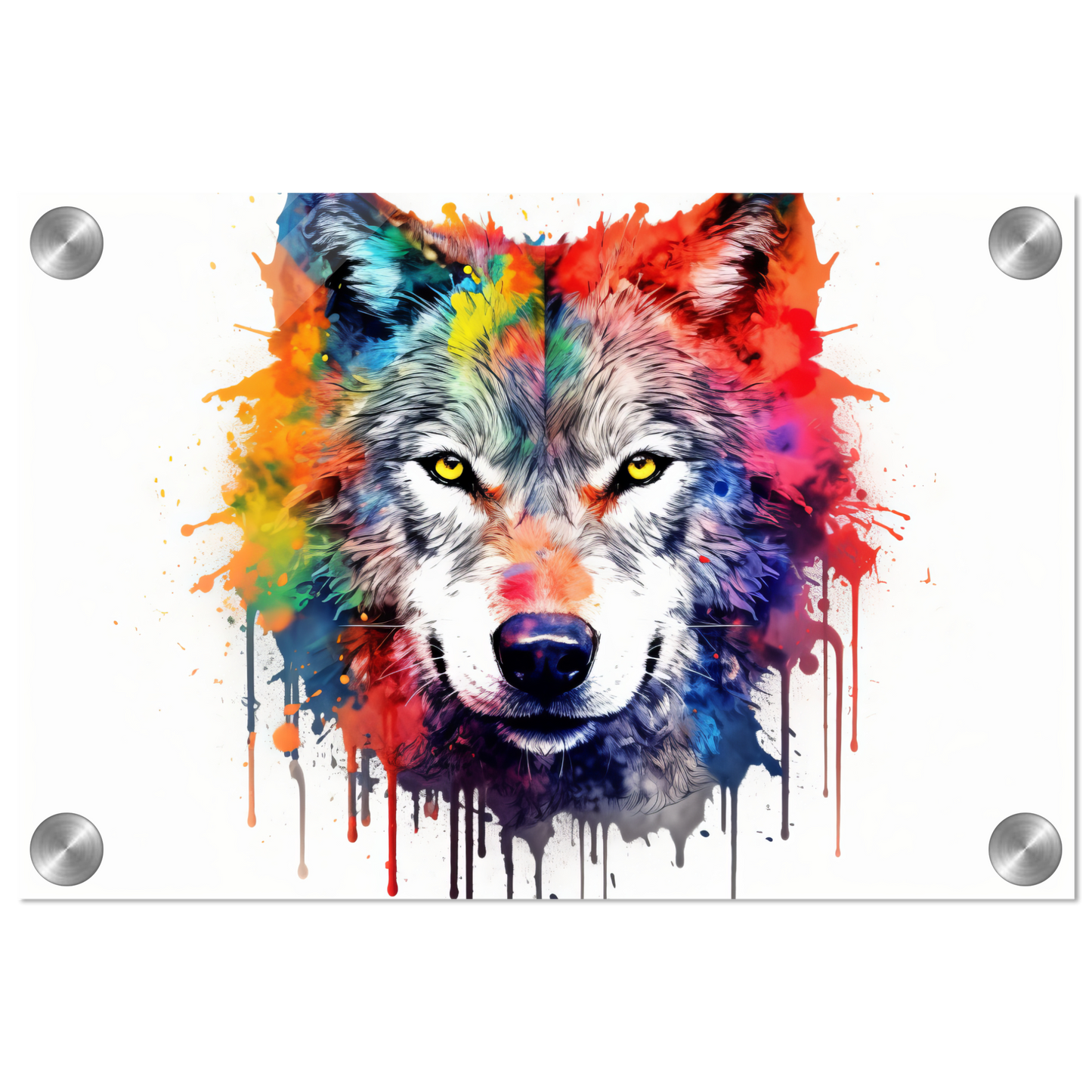 Wolf Wölfe Pop-Art (WILD40)