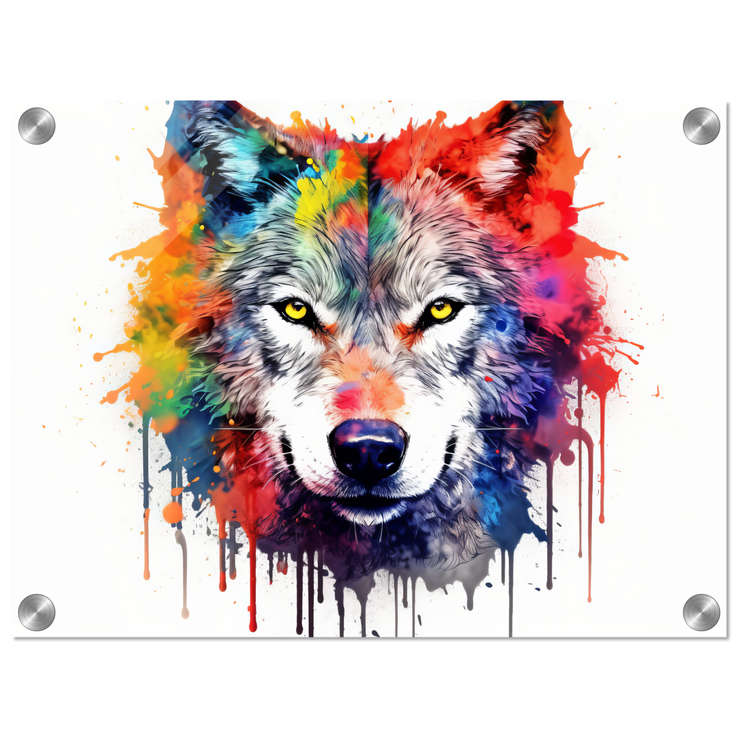 Wolf Wölfe Pop-Art (WILD40)