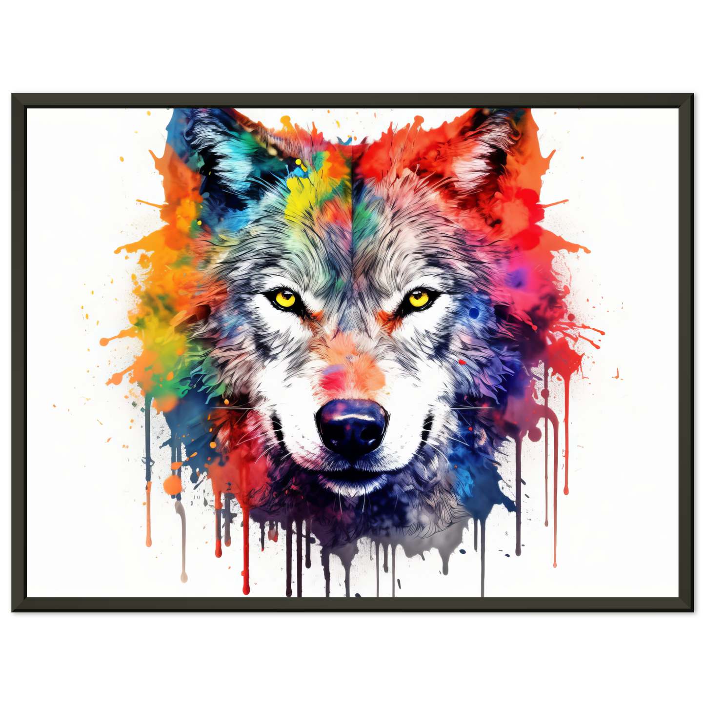 Wolf Wölfe Pop-Art (WILD40)
