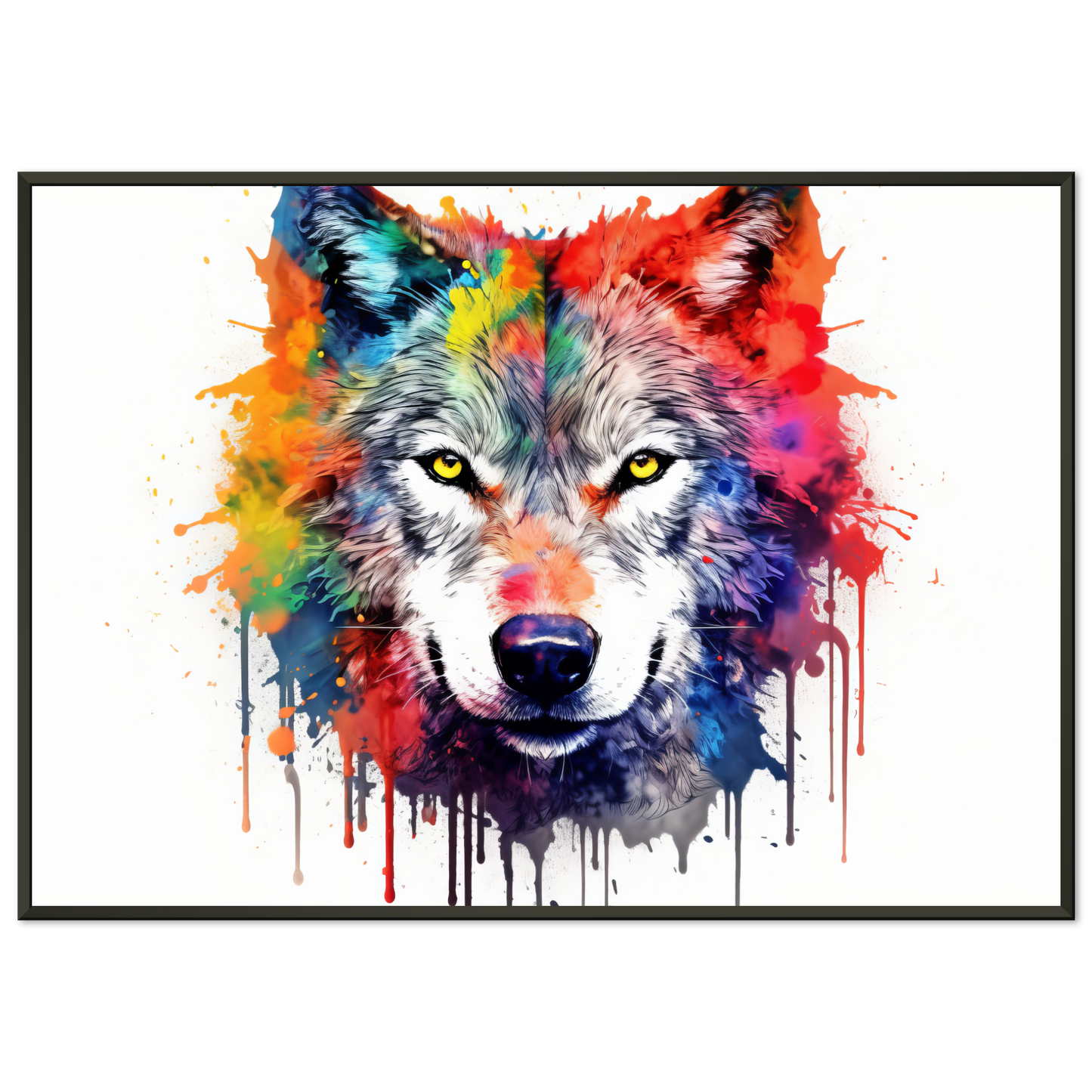 Wolf Wölfe Pop-Art (WILD40)