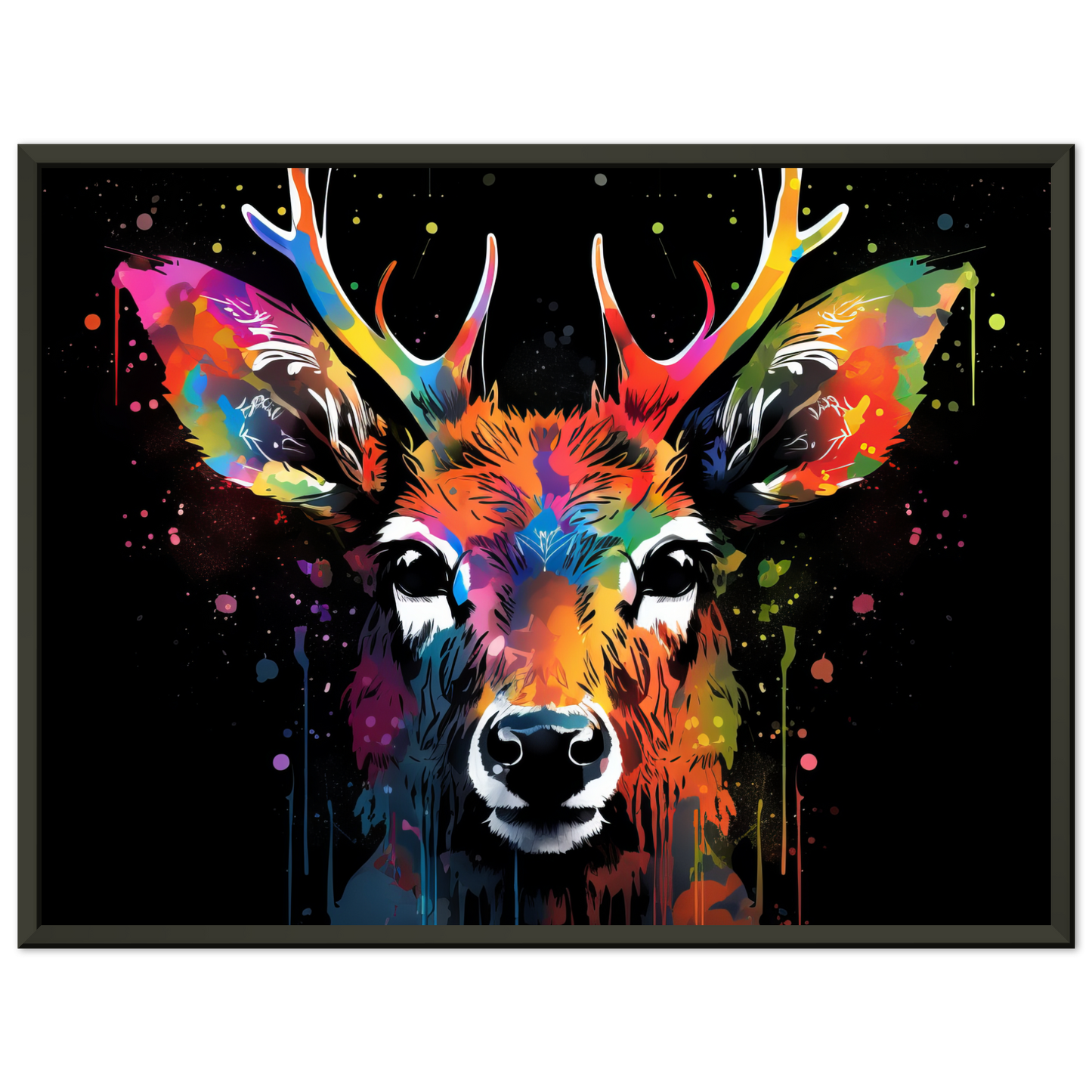 Reh Rehe Hirsch Hirsche Pop-Art (WILD42)