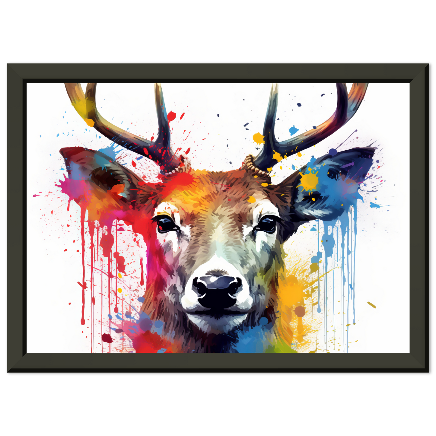 Reh Rehe Hirsch Hirsche Pop-Art (WILD47)