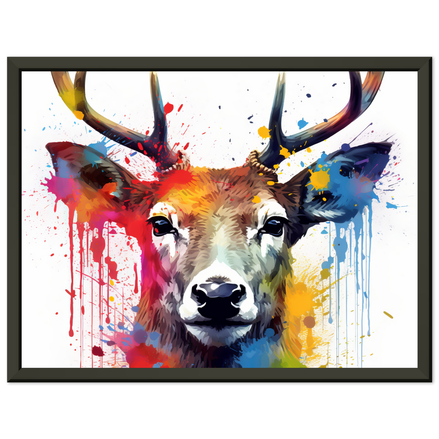 Reh Rehe Hirsch Hirsche Pop-Art (WILD47)