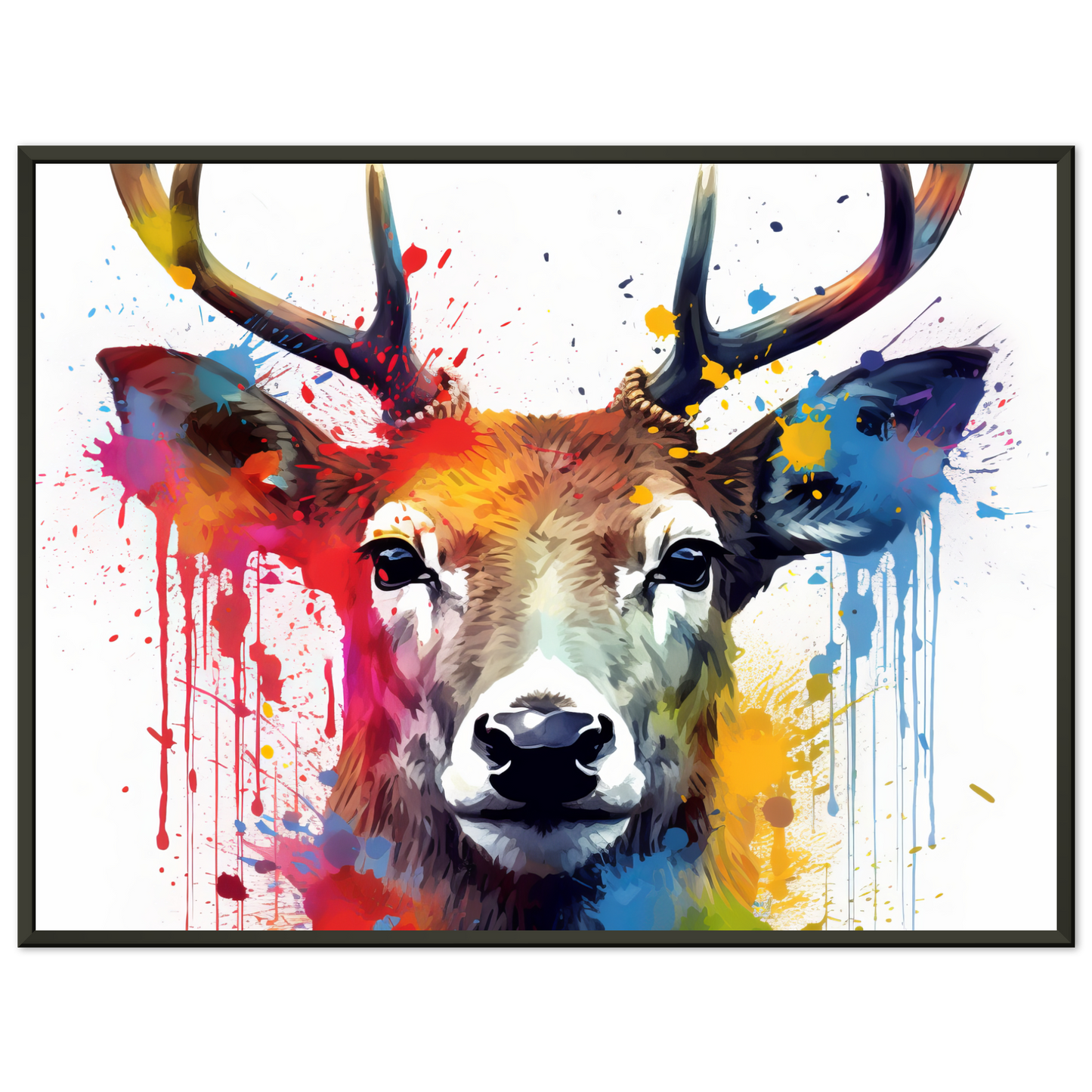 Reh Rehe Hirsch Hirsche Pop-Art (WILD47)