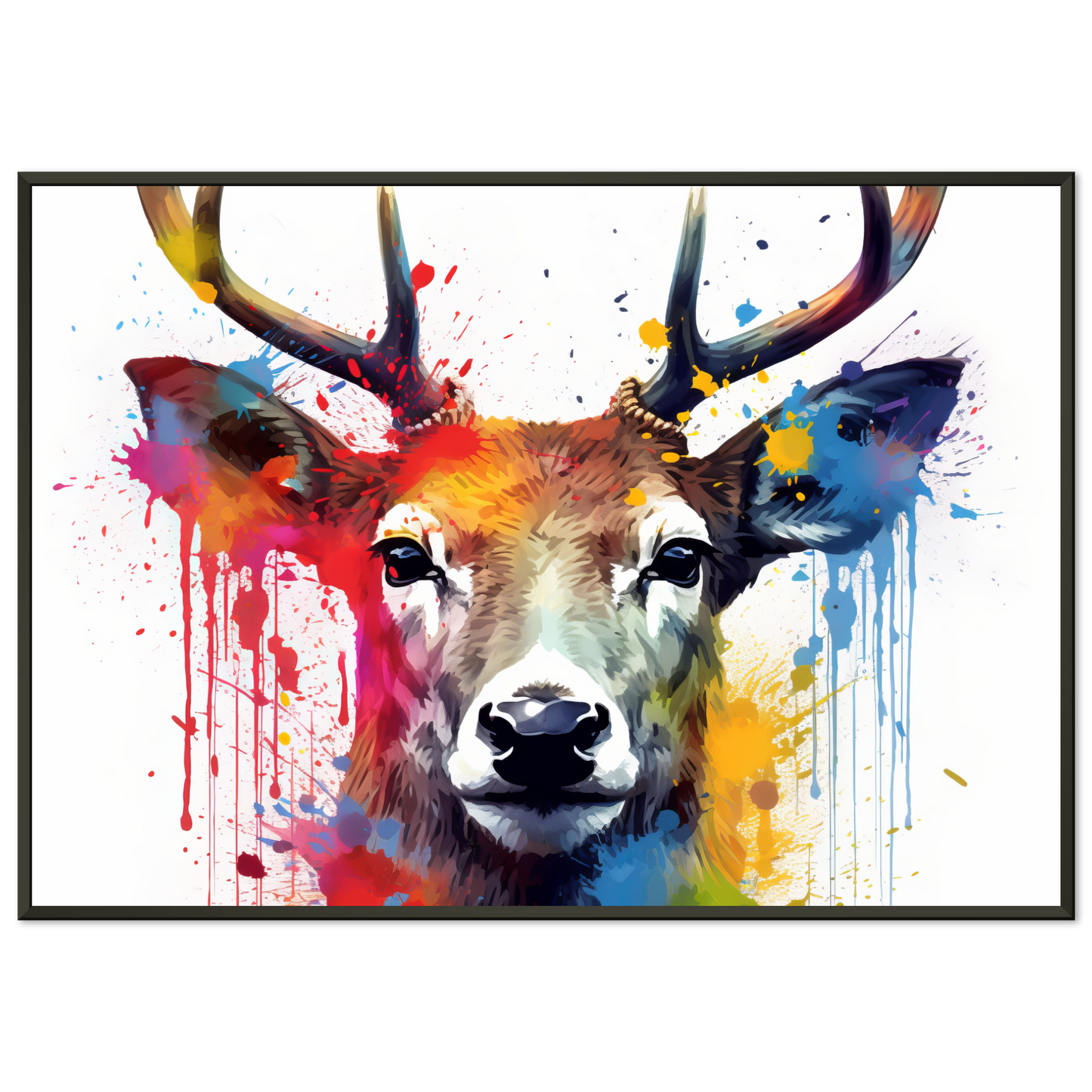 Reh Rehe Hirsch Hirsche Pop-Art (WILD47)