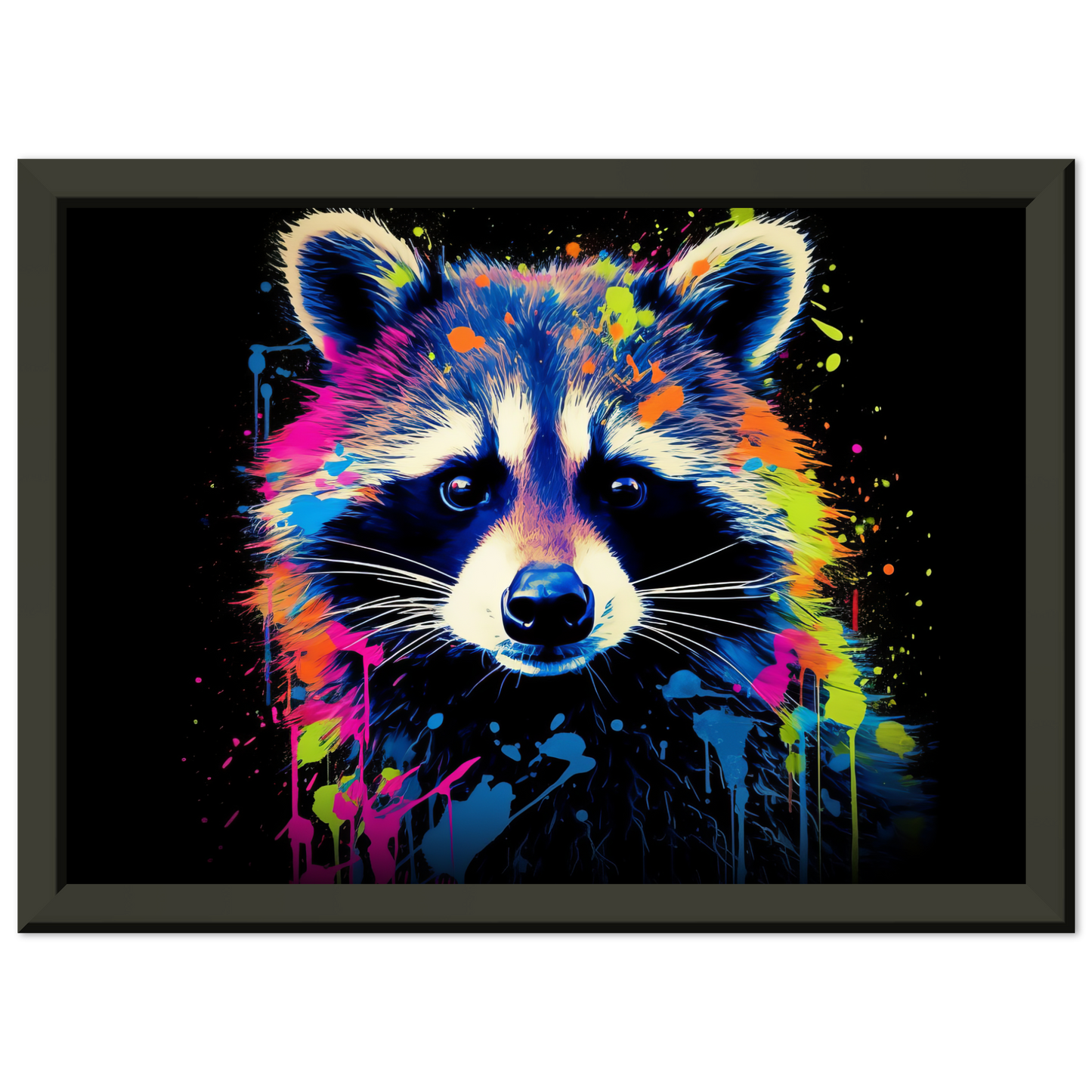 Raccoon raccoons pop art (WILD49)