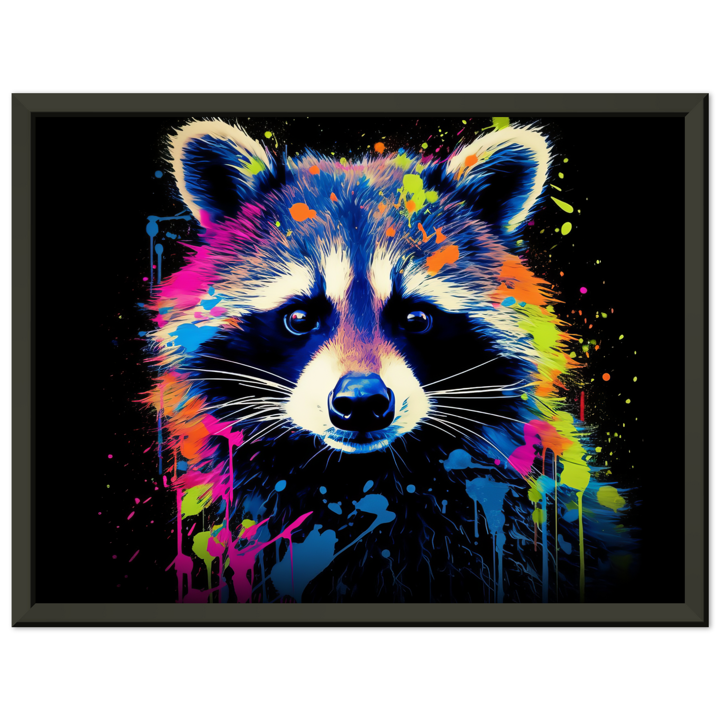 Raccoon raccoons pop art (WILD49)